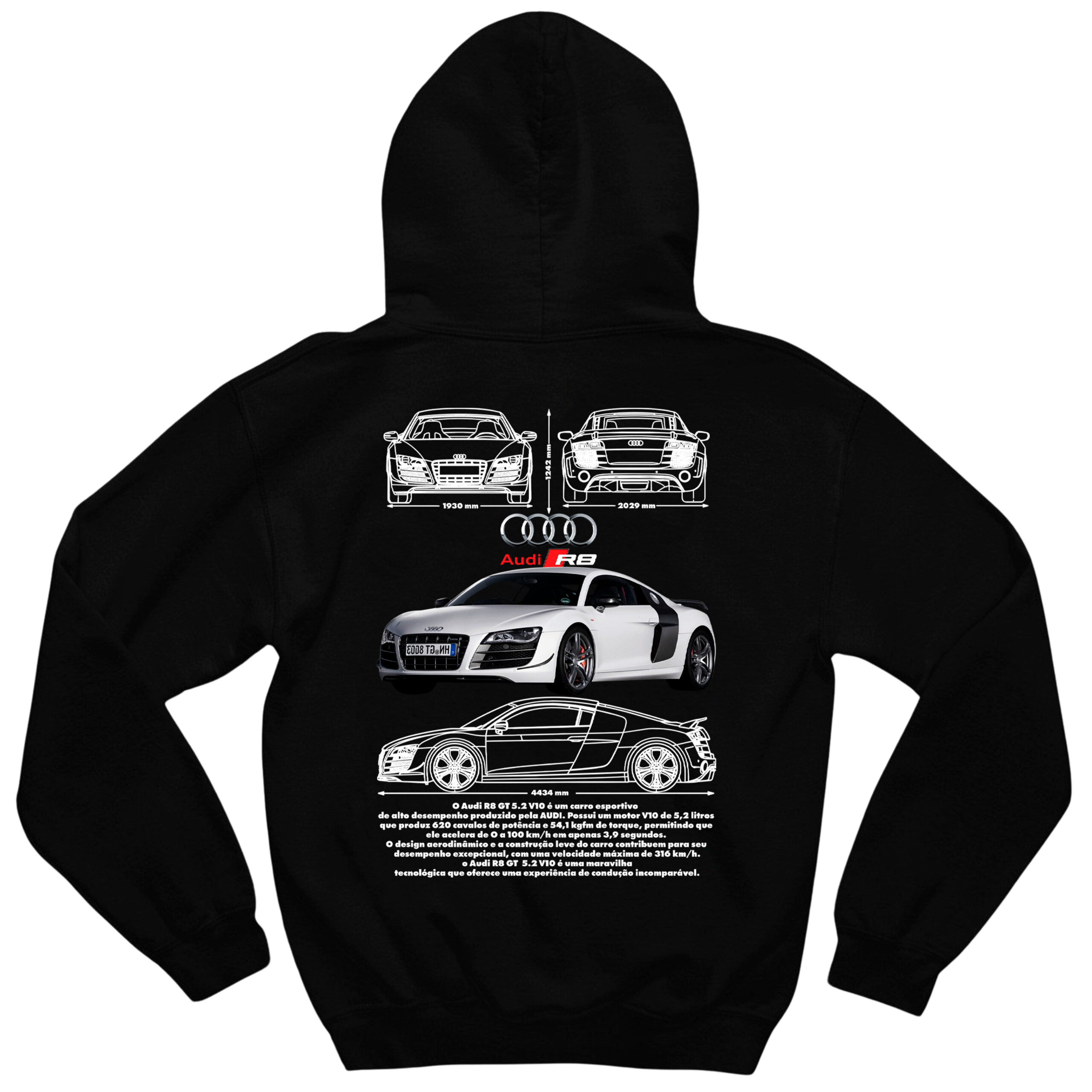 Moletom Audi R8