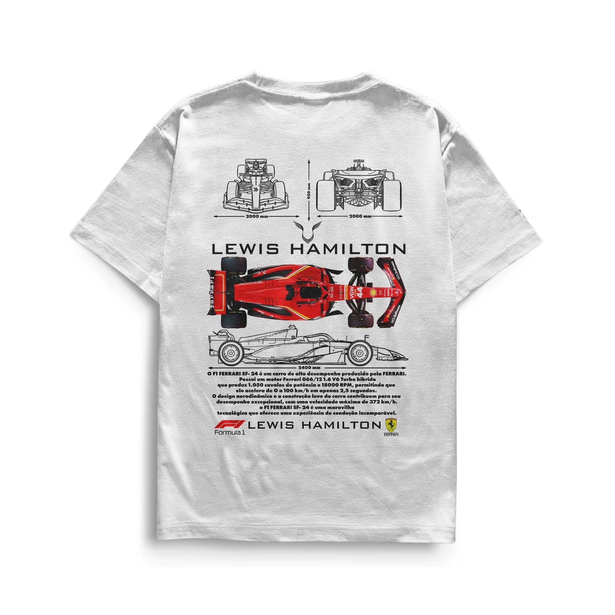 Camiseta Lewis Hamilton F1
