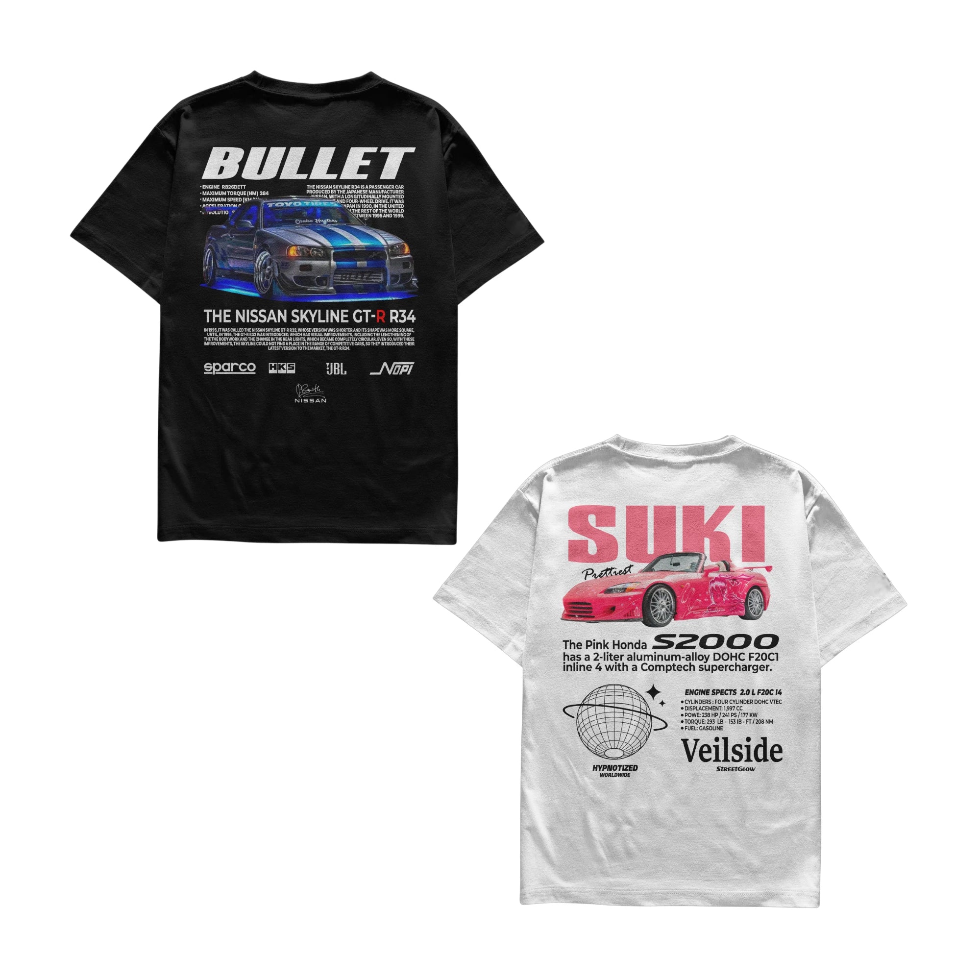 Camiseta Bullet R34 e Suki Casal