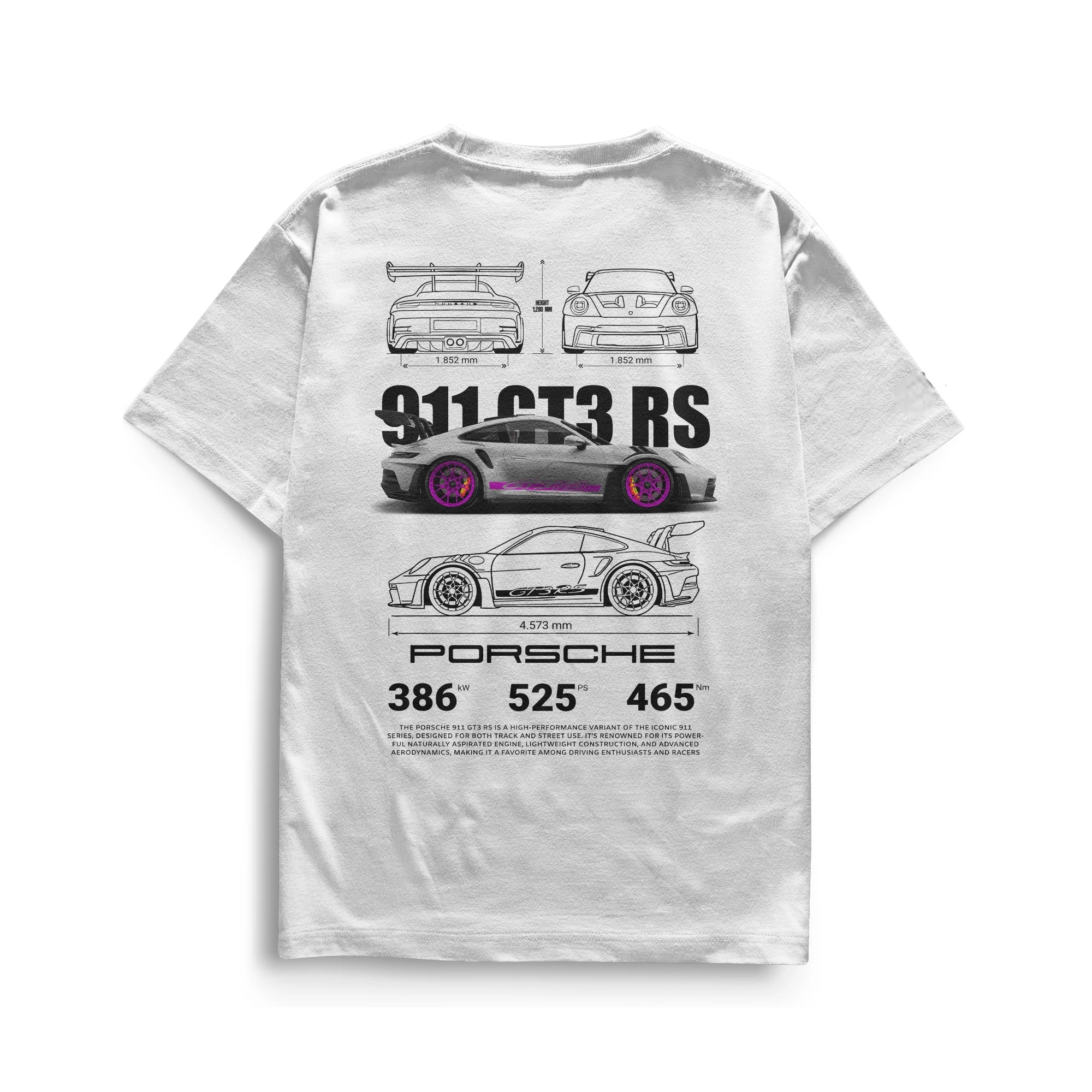 Camiseta Porsche GT3rs Pink