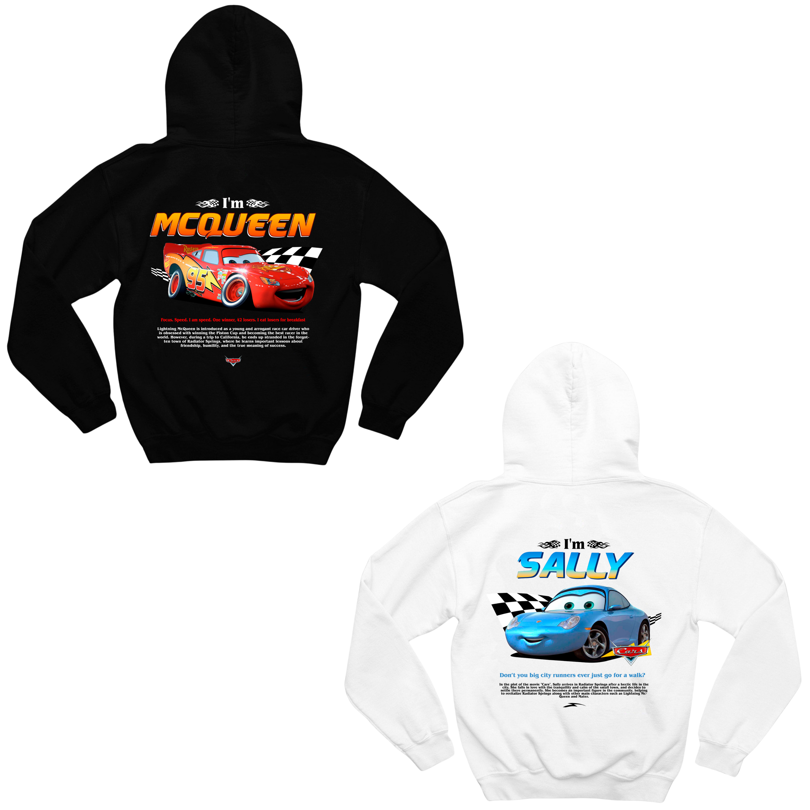 Moletom I´m Mcqueen e I´m Sally Casal
