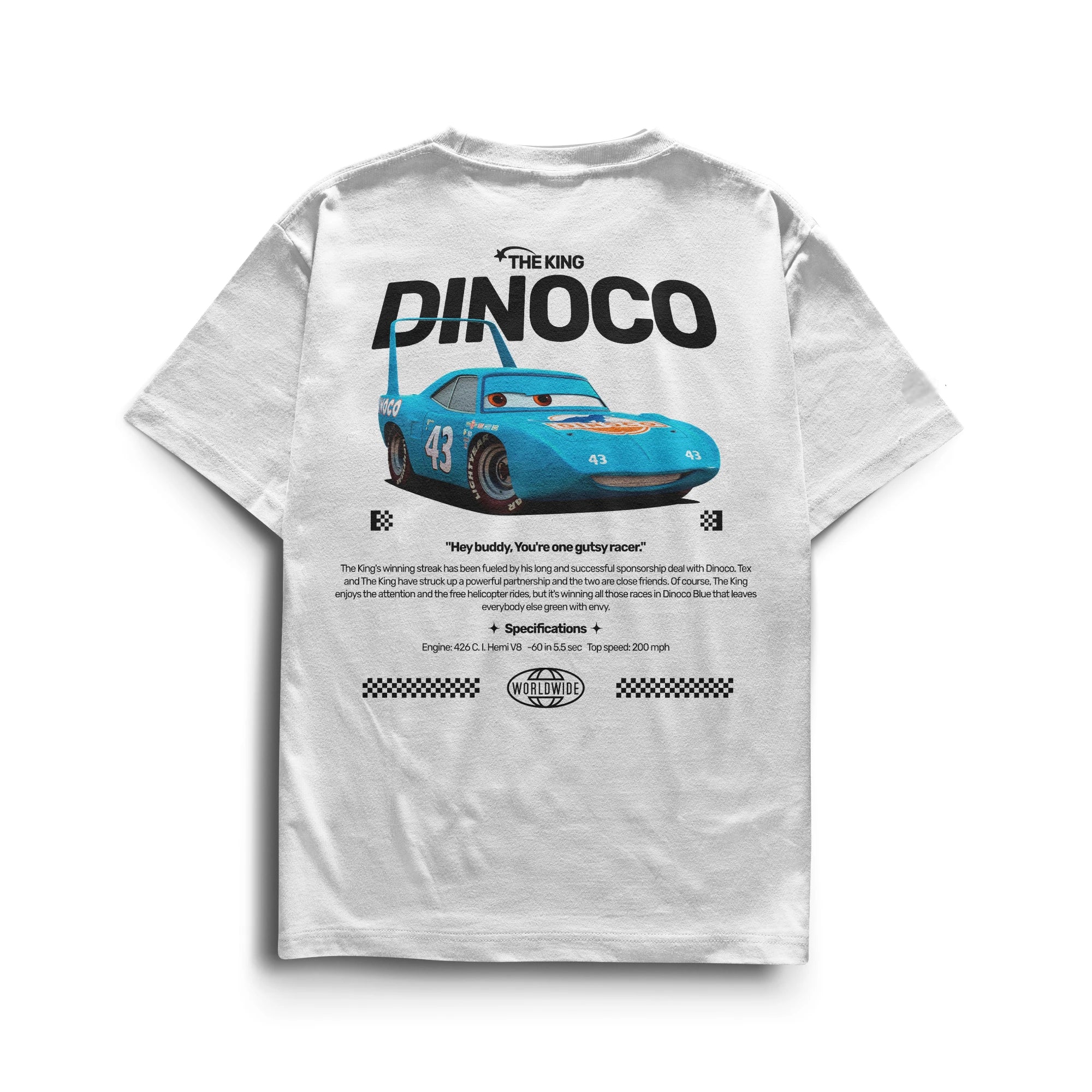 Camiseta Dinoco Cars