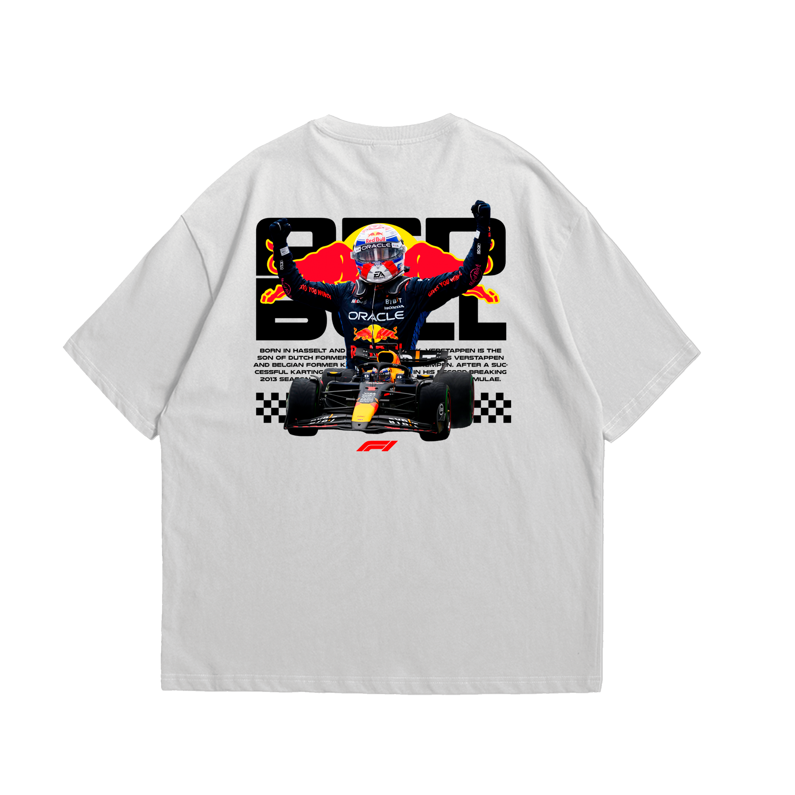Camiseta Oversized Red Bull Verstappen F1