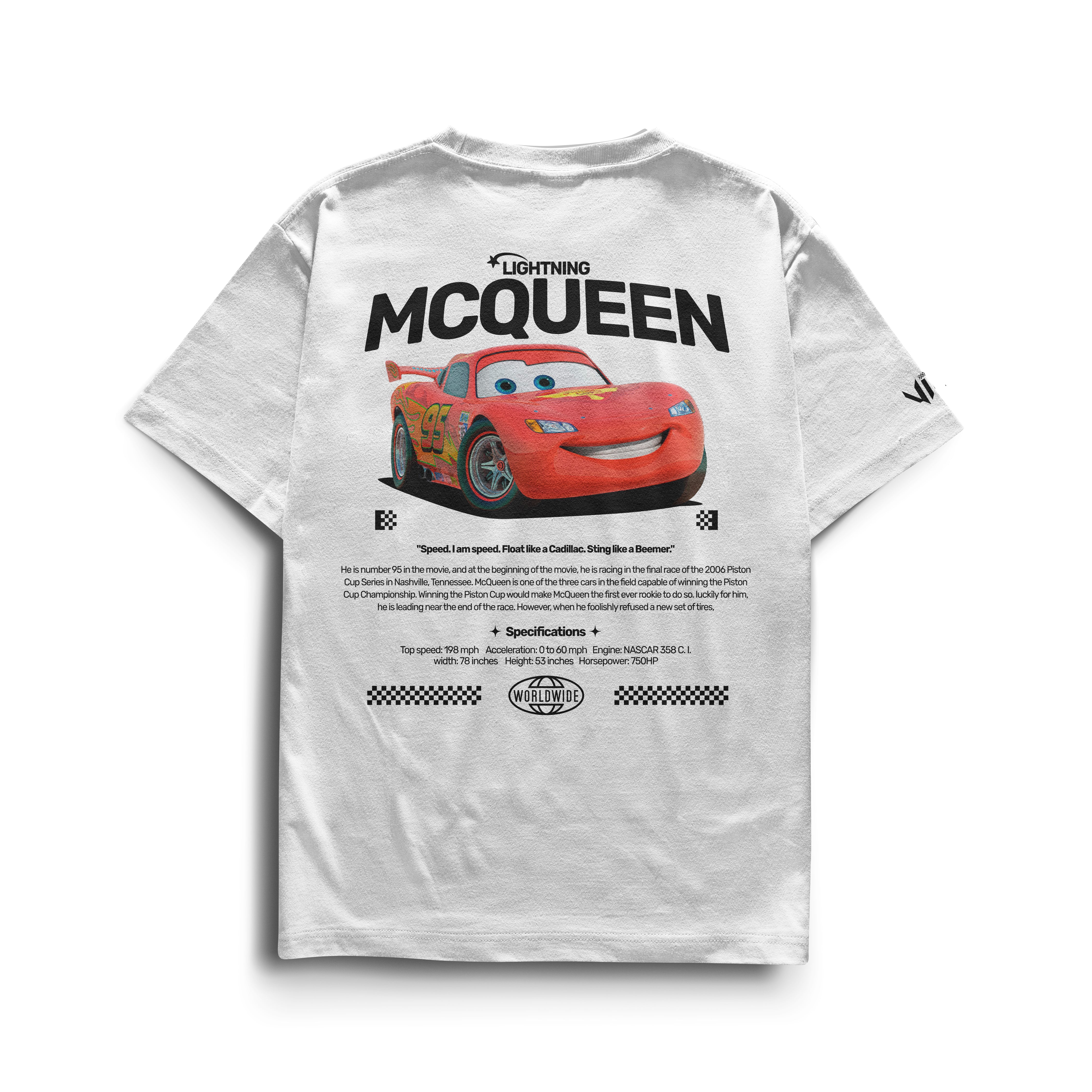 Camiseta McQueen Cars