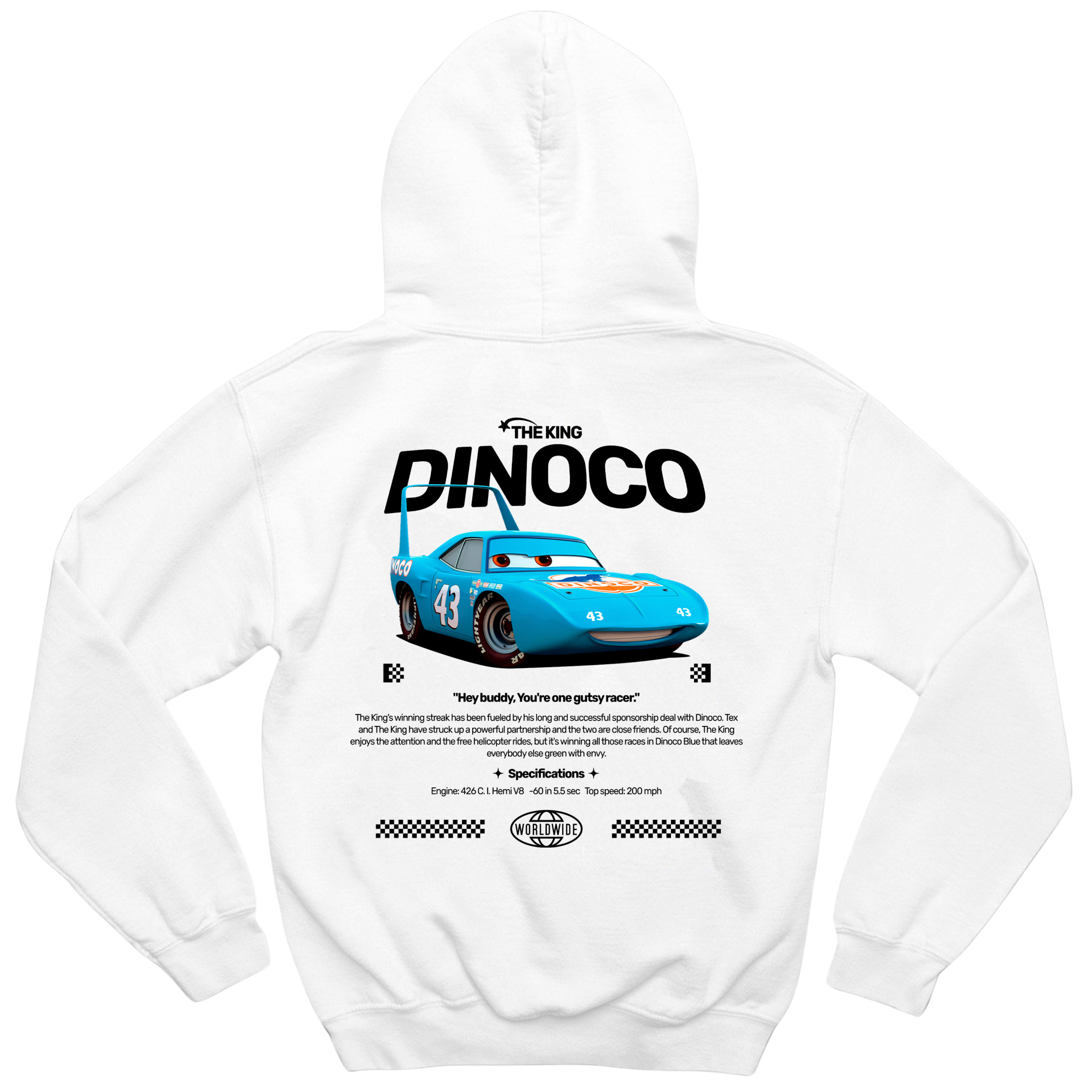 Moletom Dinoco Cars
