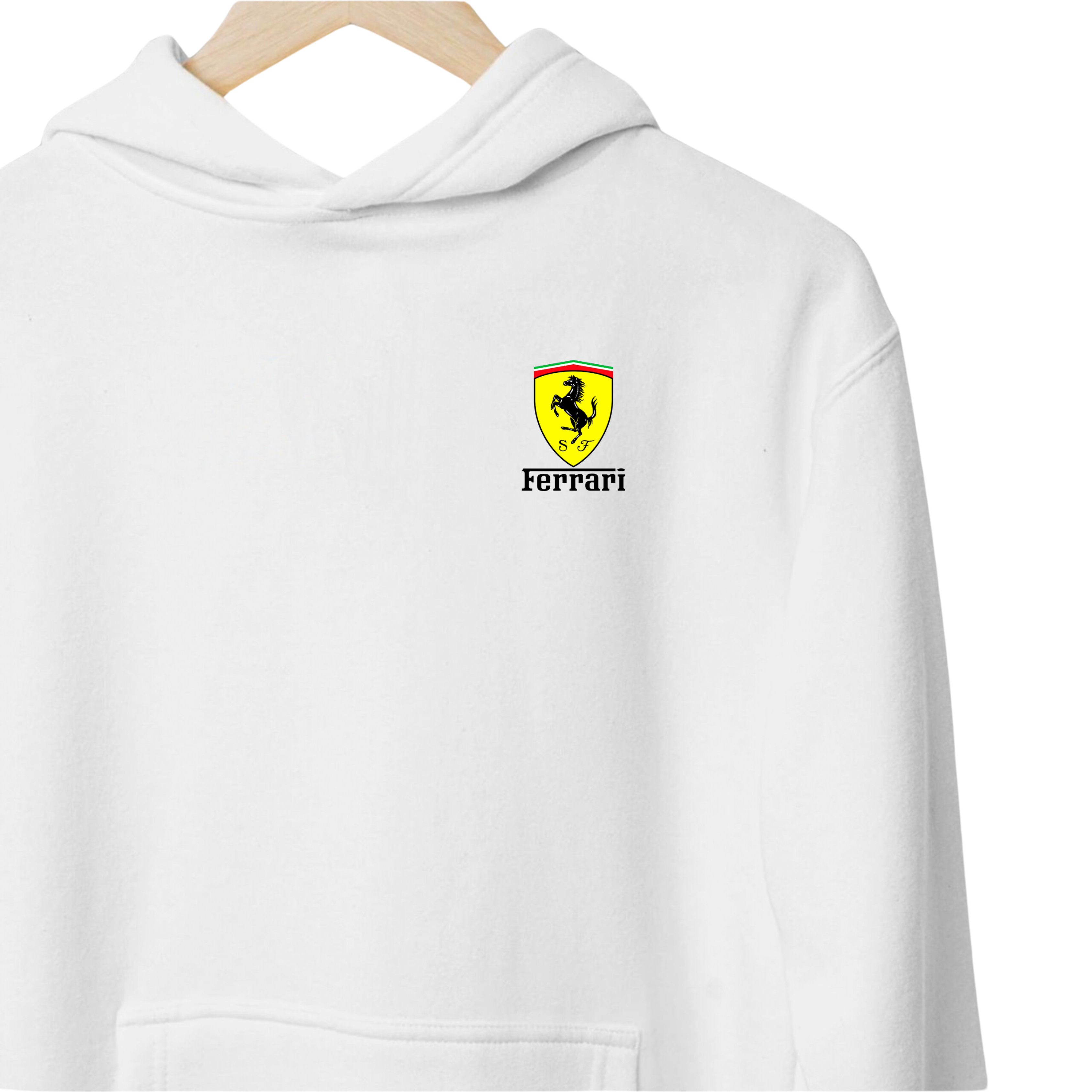 Moletom Ferrari 458 Spyder tecido macio com ribana flexível no punho