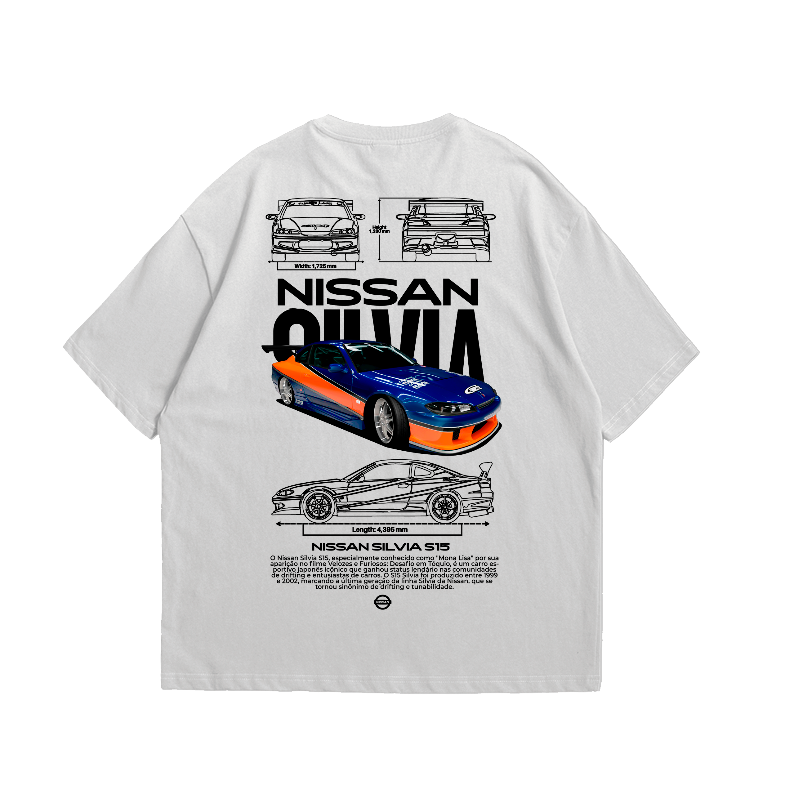 Camiseta Oversized Silvia S15