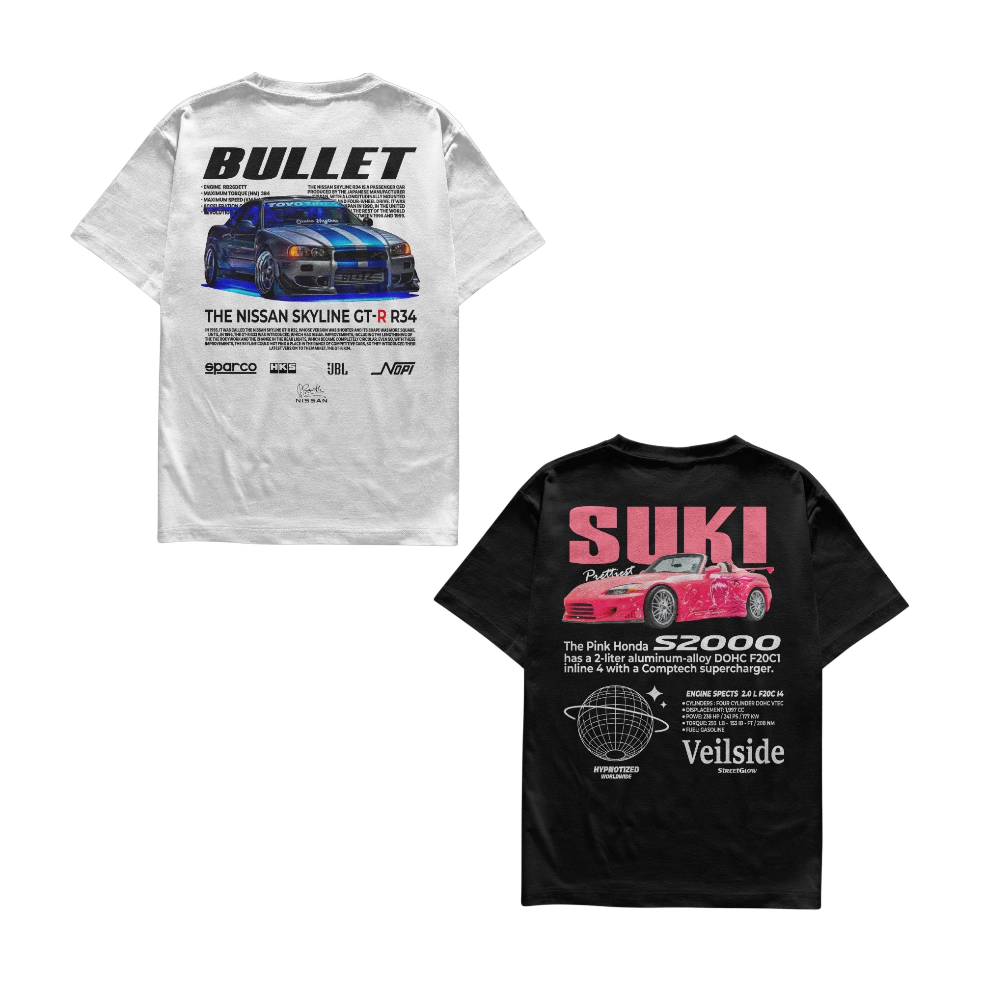 Camiseta Bullet R34 e Suki Casal
