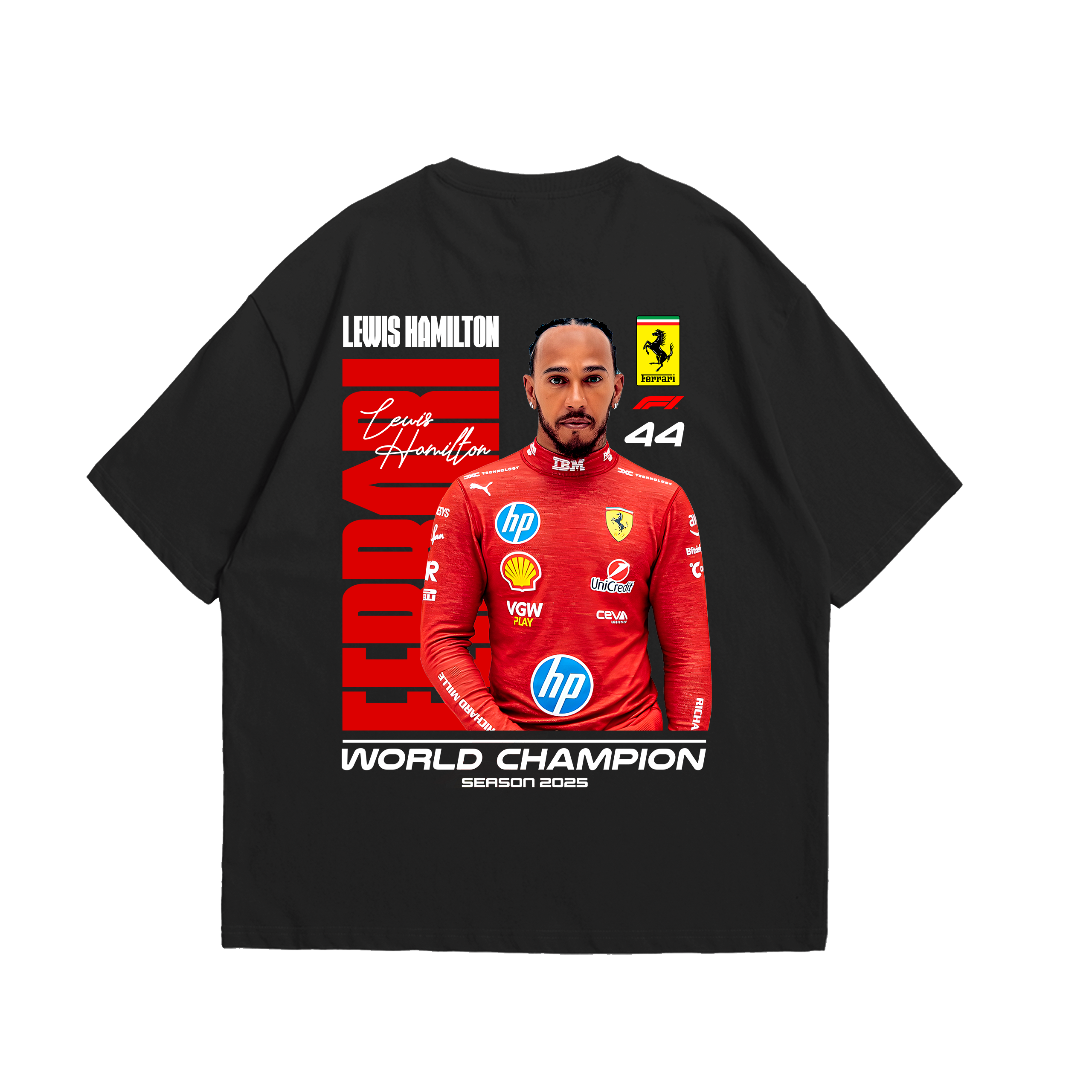 Camiseta Oversized Lewis Hamilton