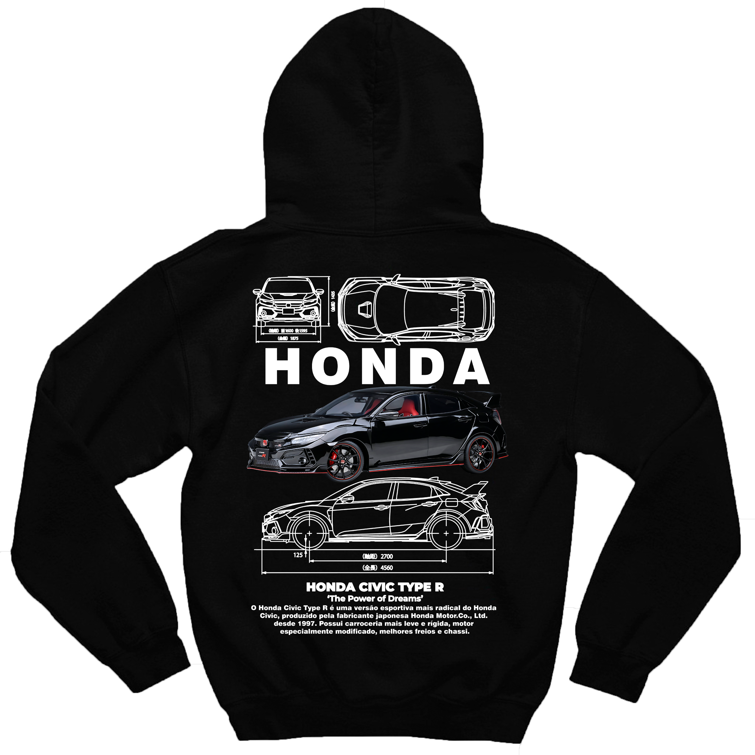 Moletom Civic Type R