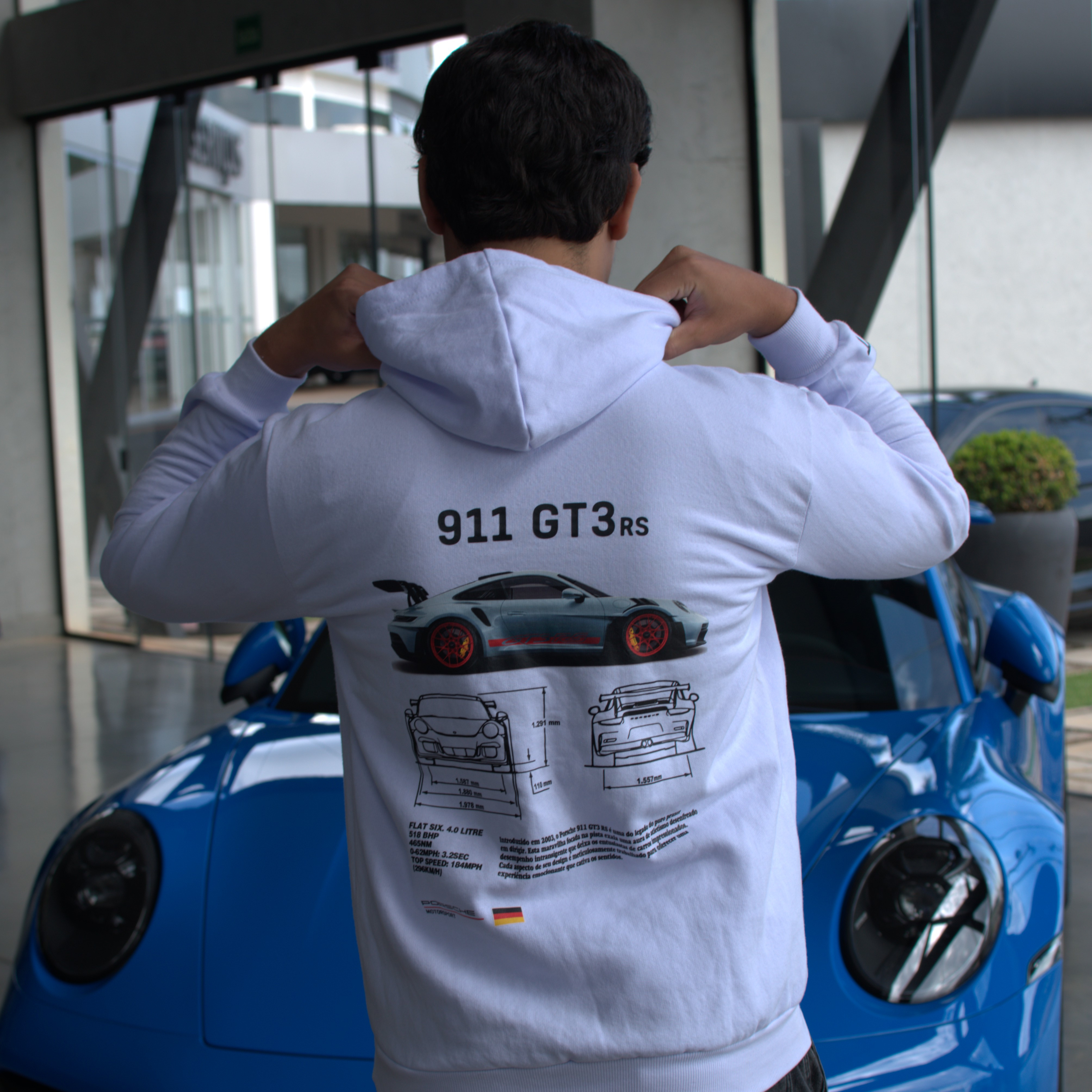 Moletom Com Capuz Porsche Club 911 GT3 RS