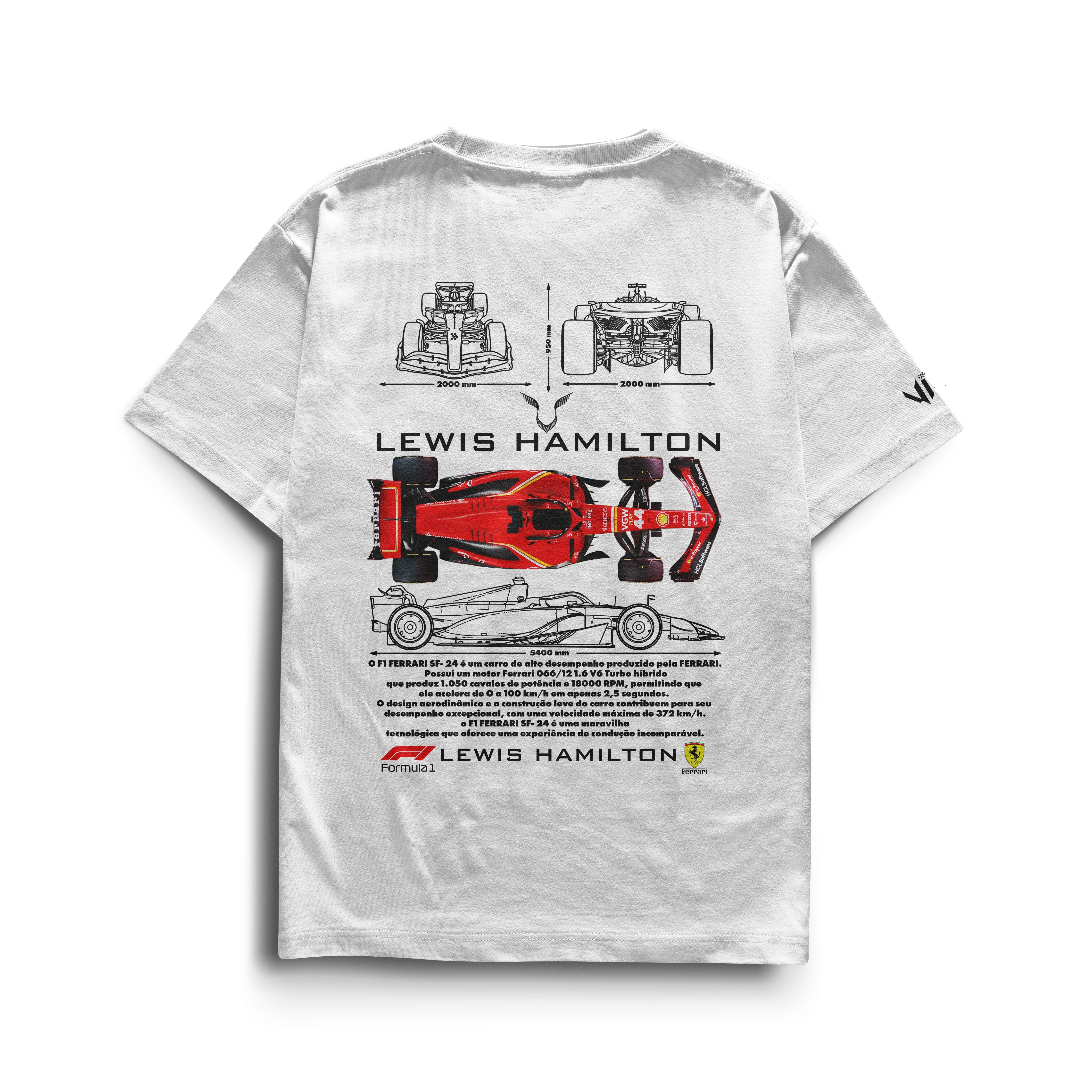 Camiseta Lewis Hamilton F1