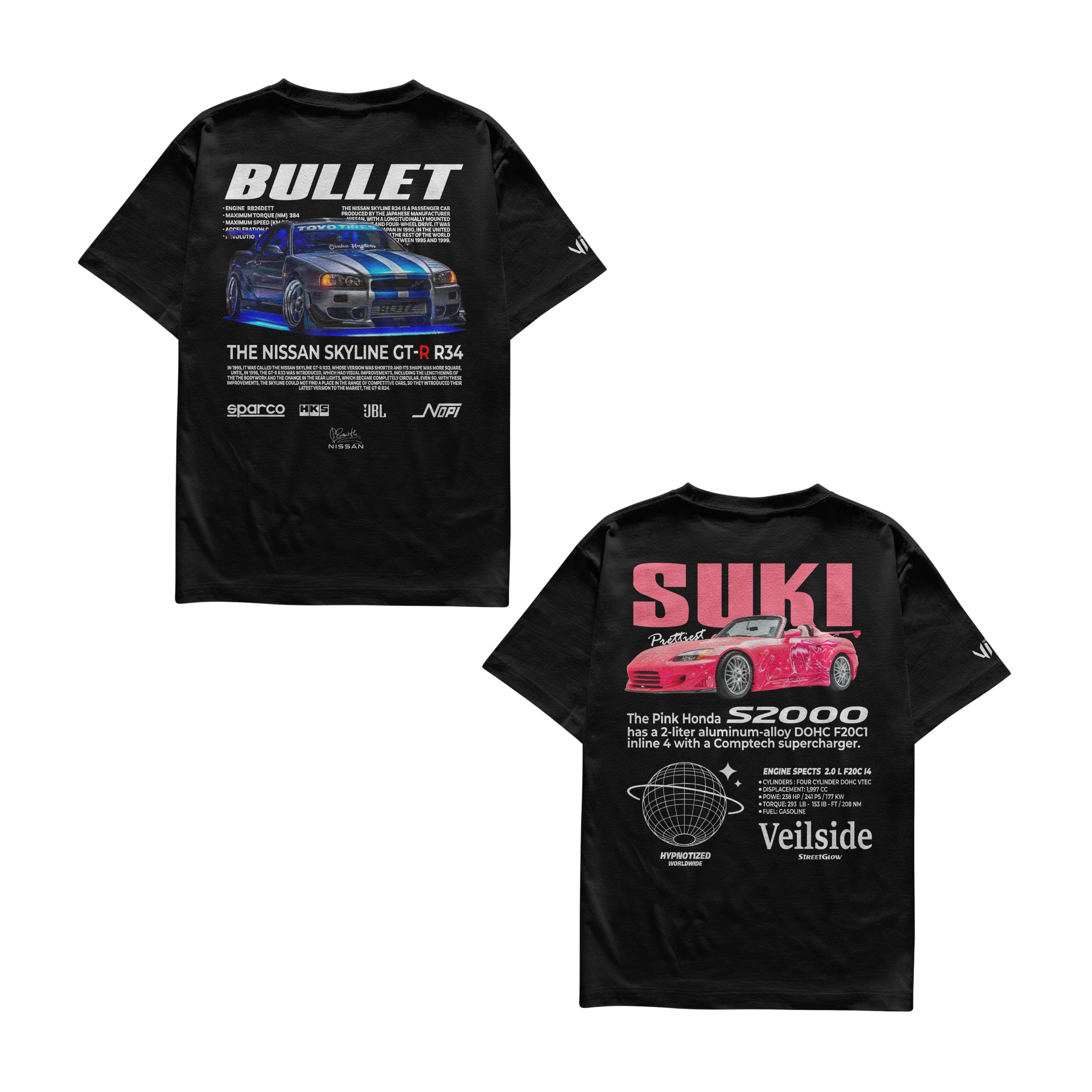 Camiseta Bullet R34 e Suki Casal