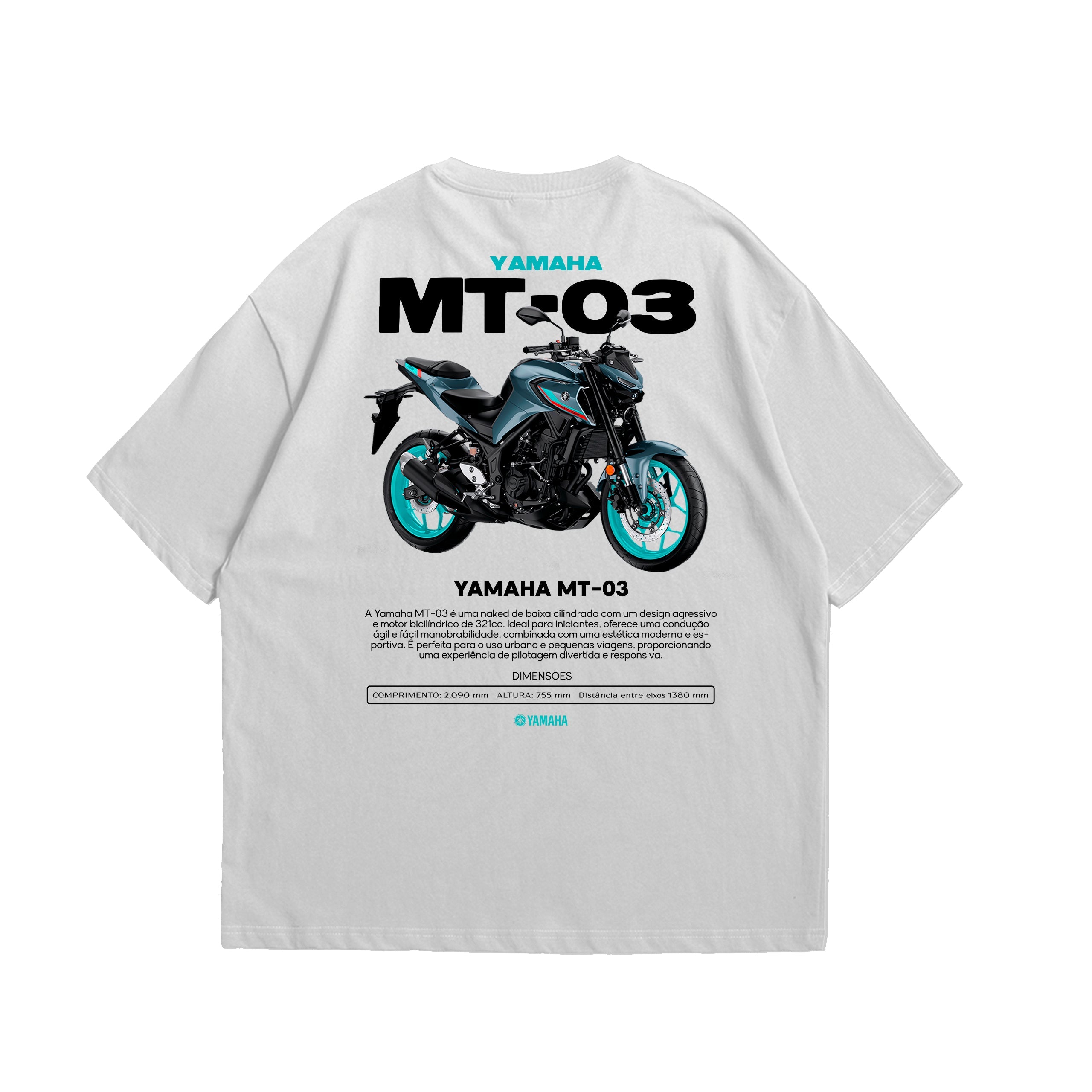 Camiseta Oversized Yamaha MT03