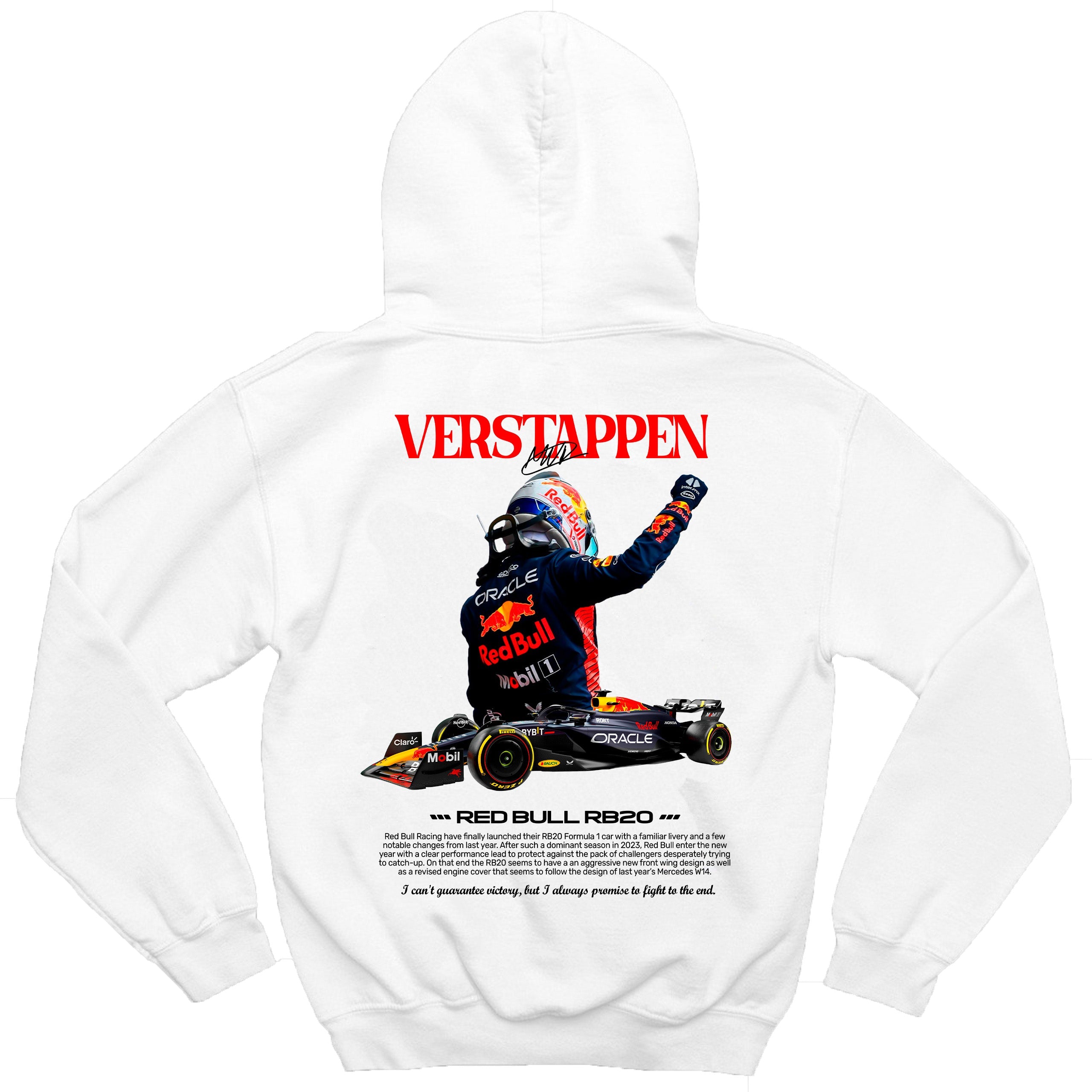 Moletom Verstappen F1 produzido no Brasil com práticas sustentáveis