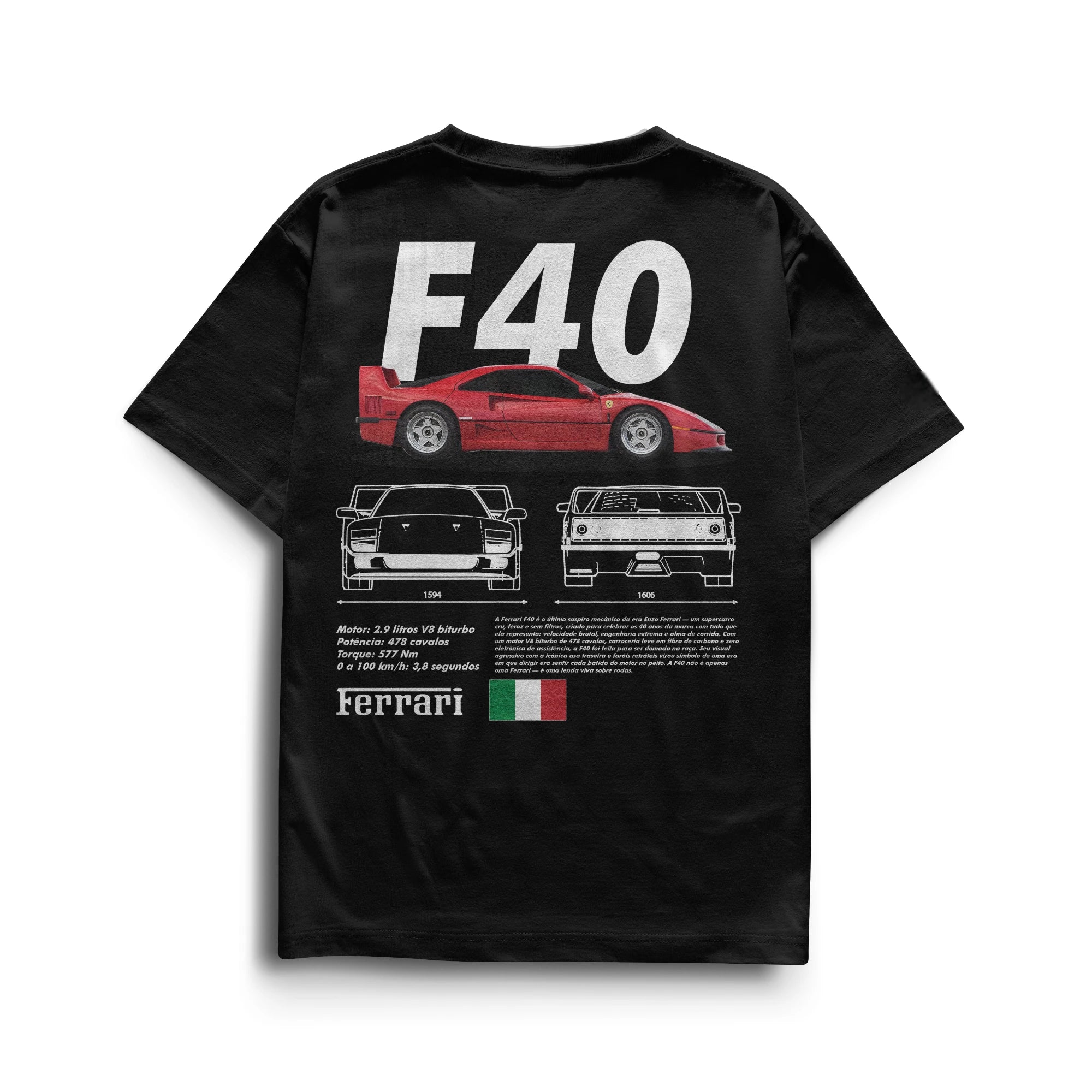 Camiseta Ferrari F40