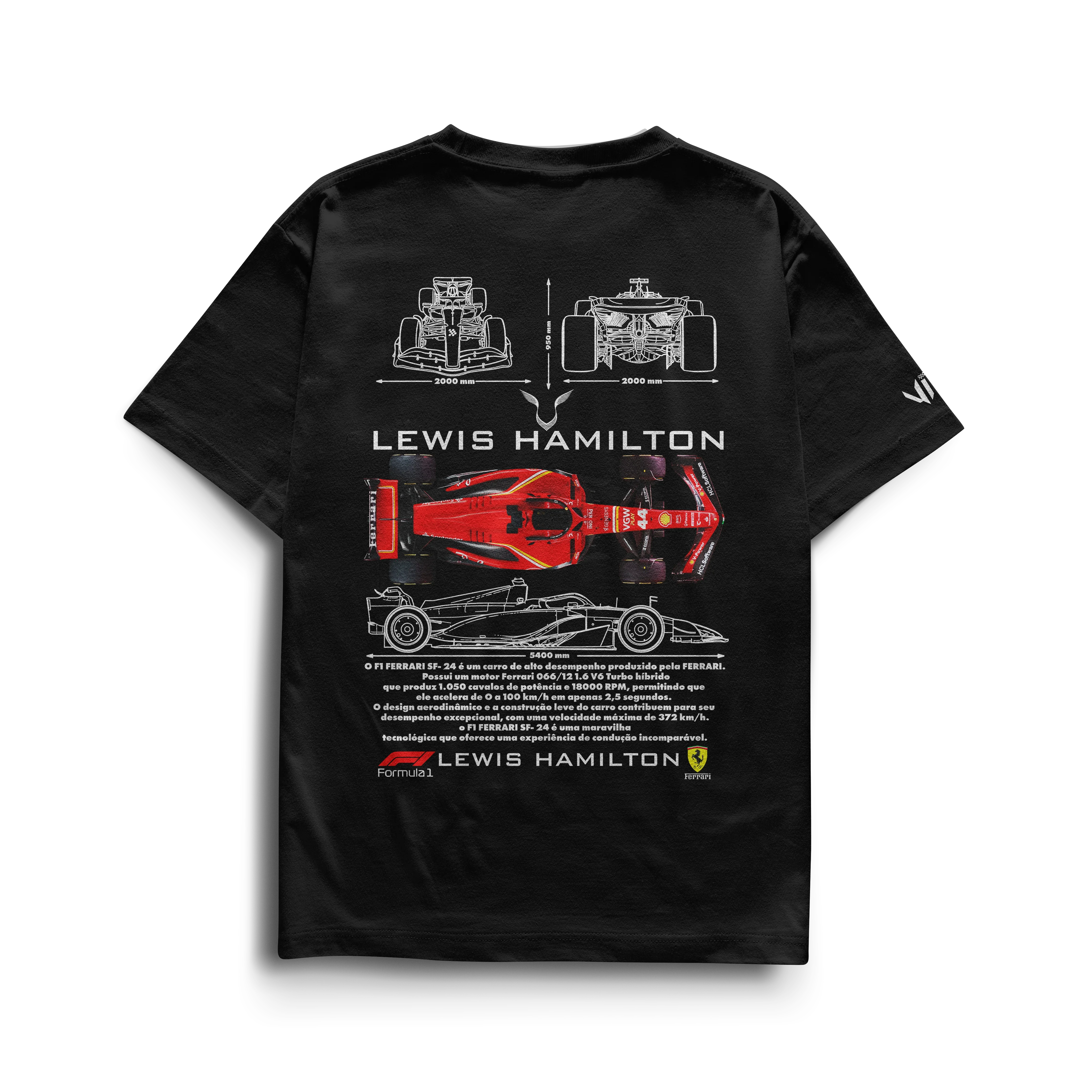 Camiseta Lewis Hamilton F1