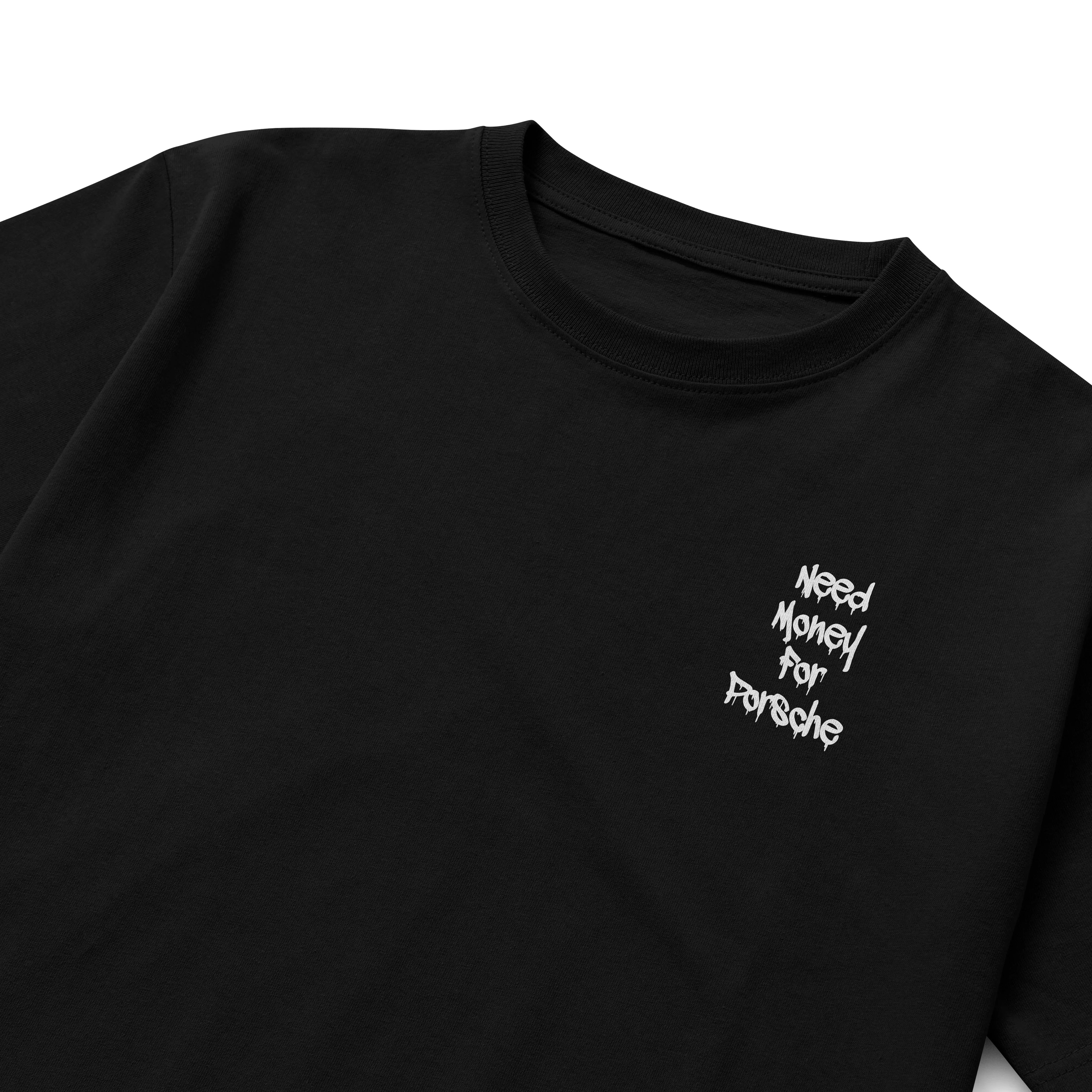 Camiseta masculina Need Money For Porsche com estampa DTF e toque macio

