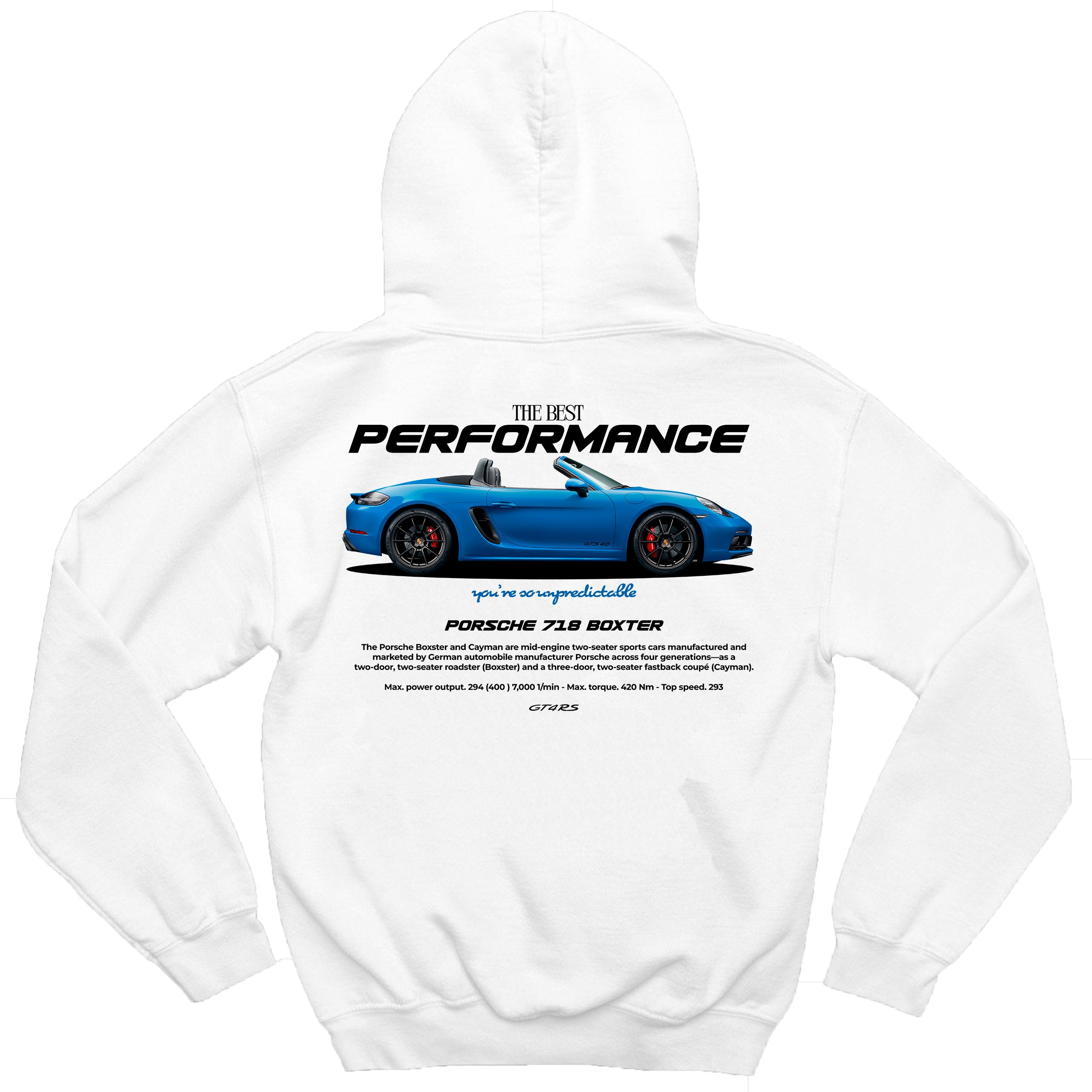 Moletom Porsche 718 Boxter