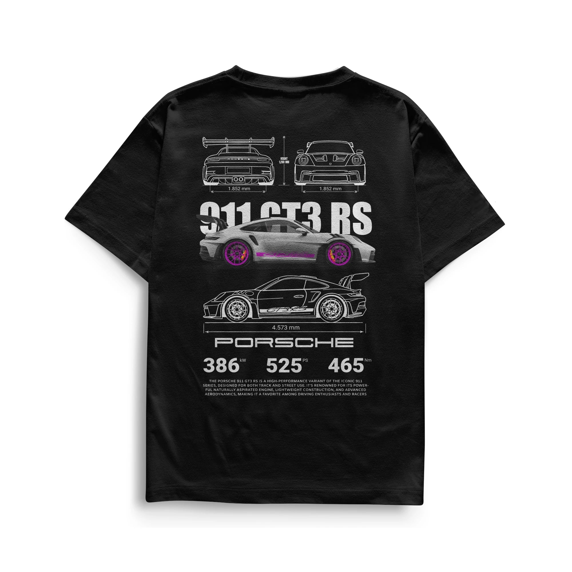 Camiseta Porsche GT3rs Pink