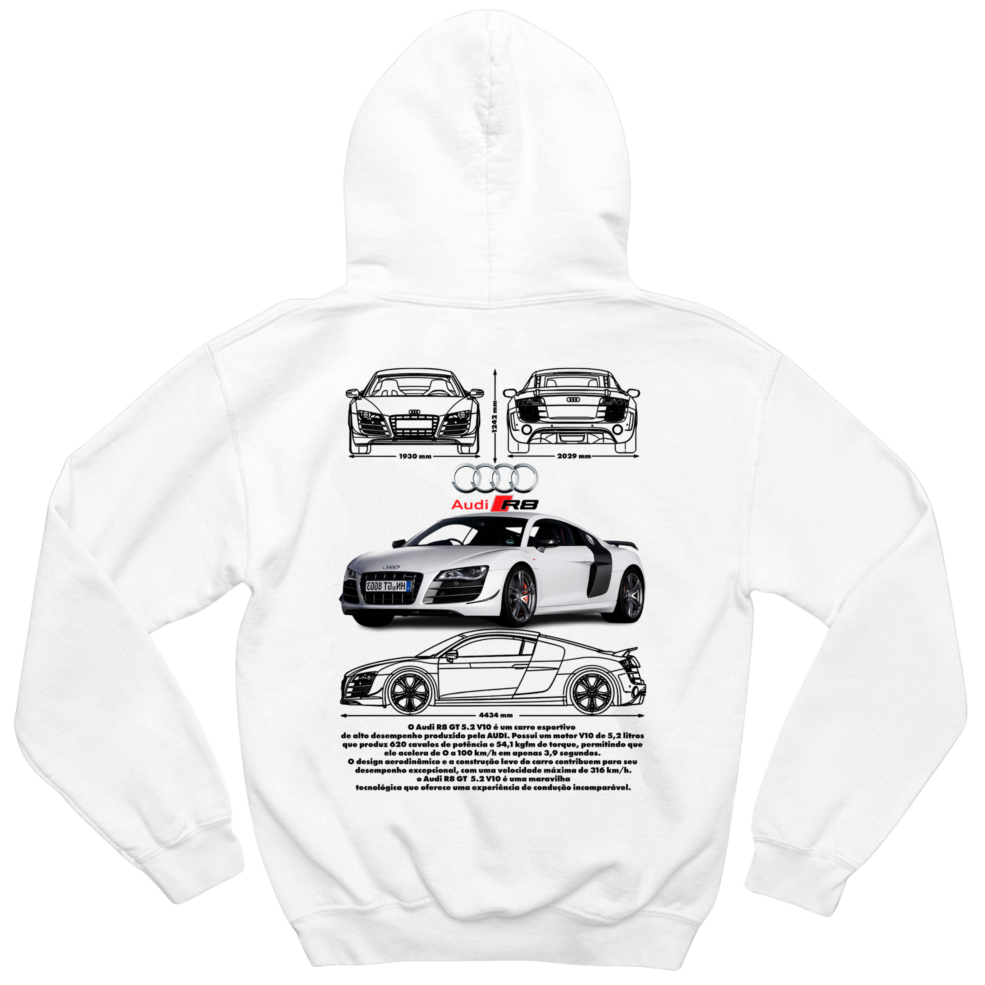 Moletom Audi R8
