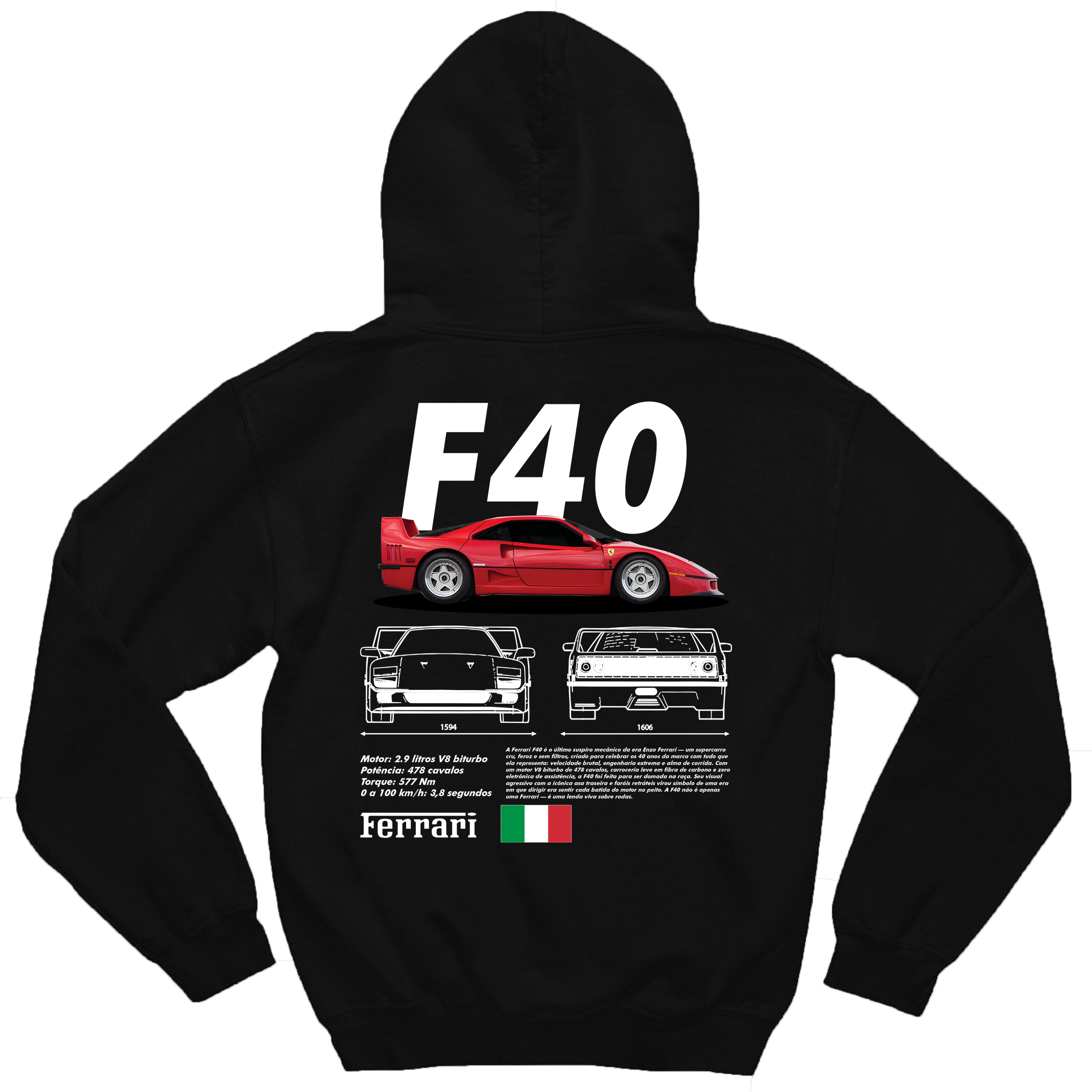 Moletom Ferrari F40