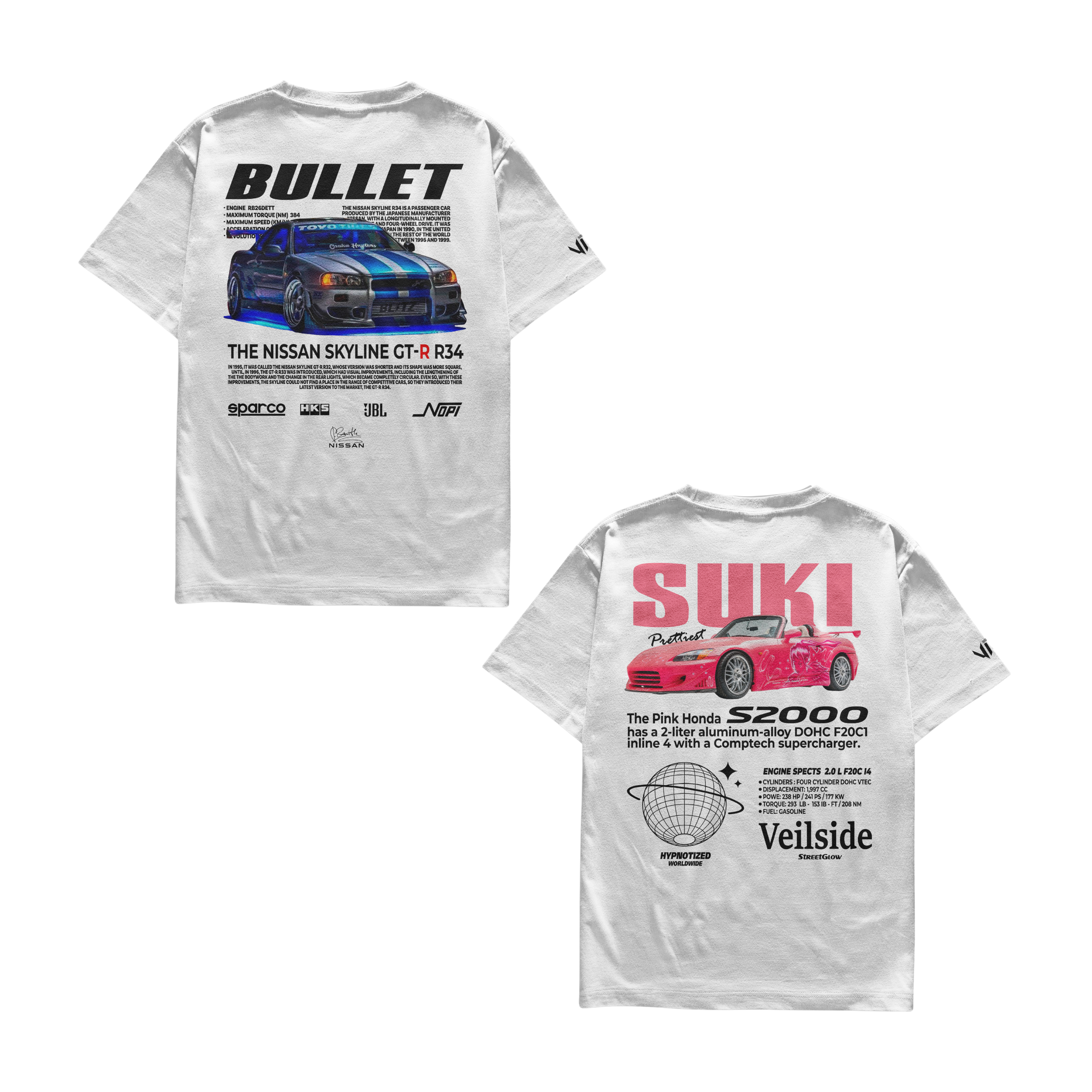Camiseta Bullet R34 e Suki Casal