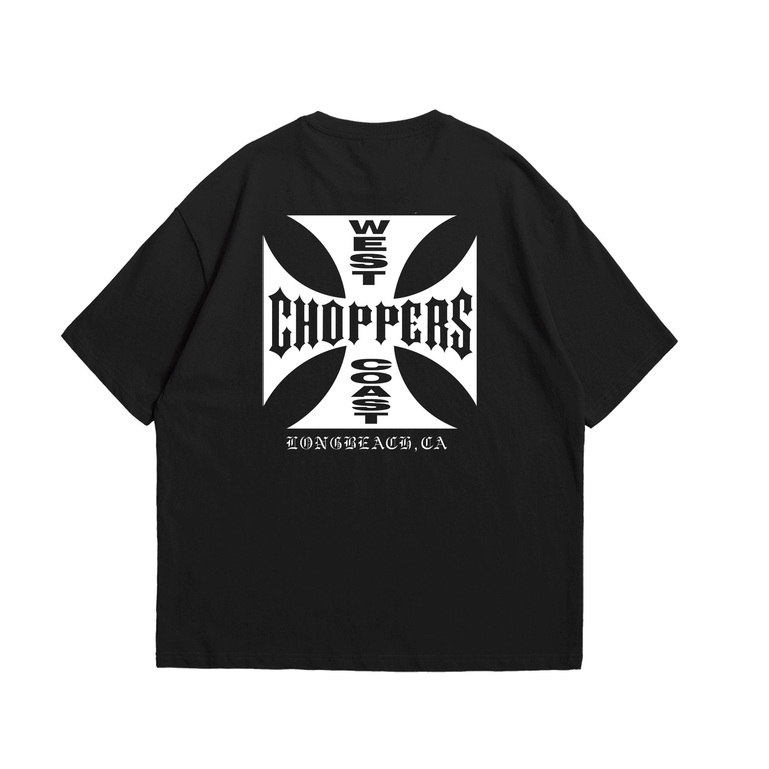 Detalhe do reforço ombro a ombro na Camiseta Oversized O'conner Brian

