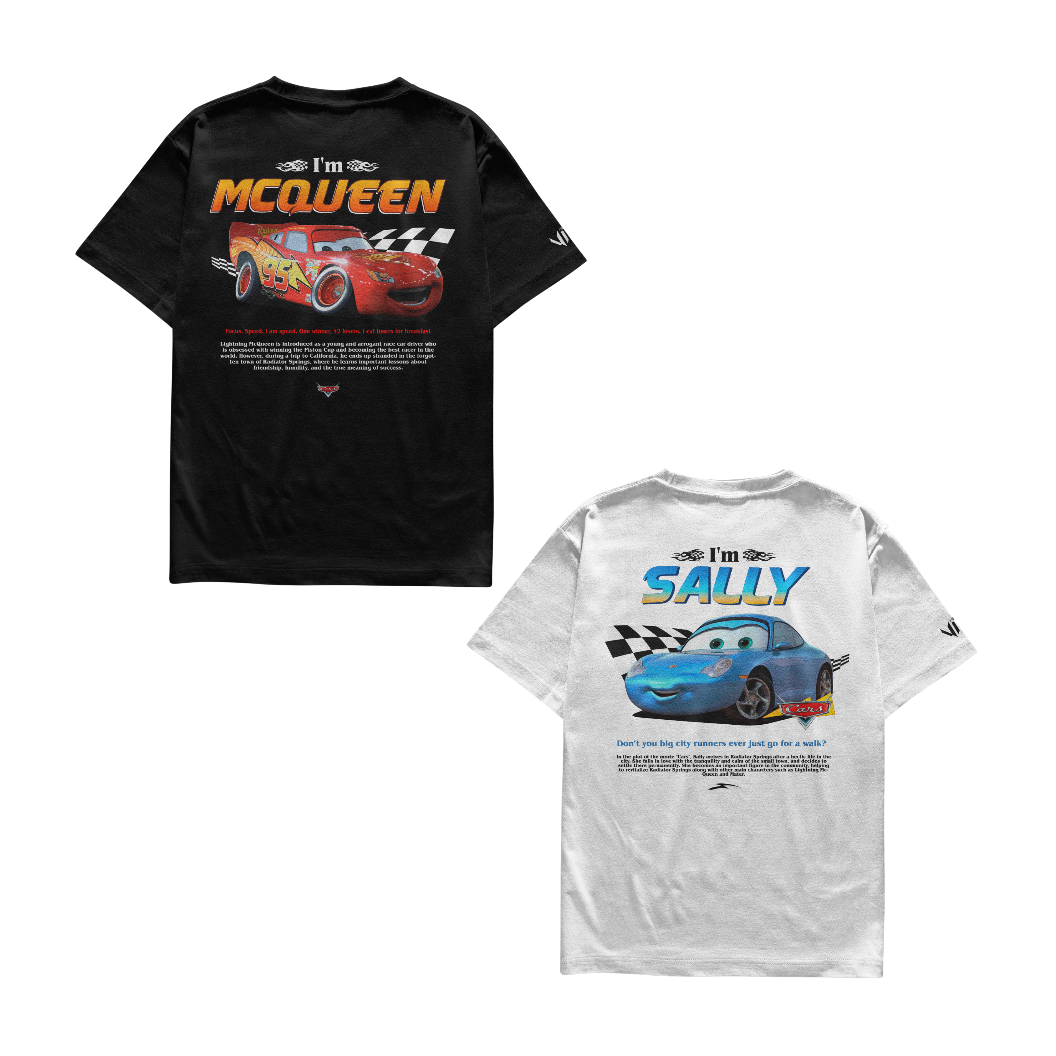 Detalhe da gola canelada reforçada das camisetas casal Drivn