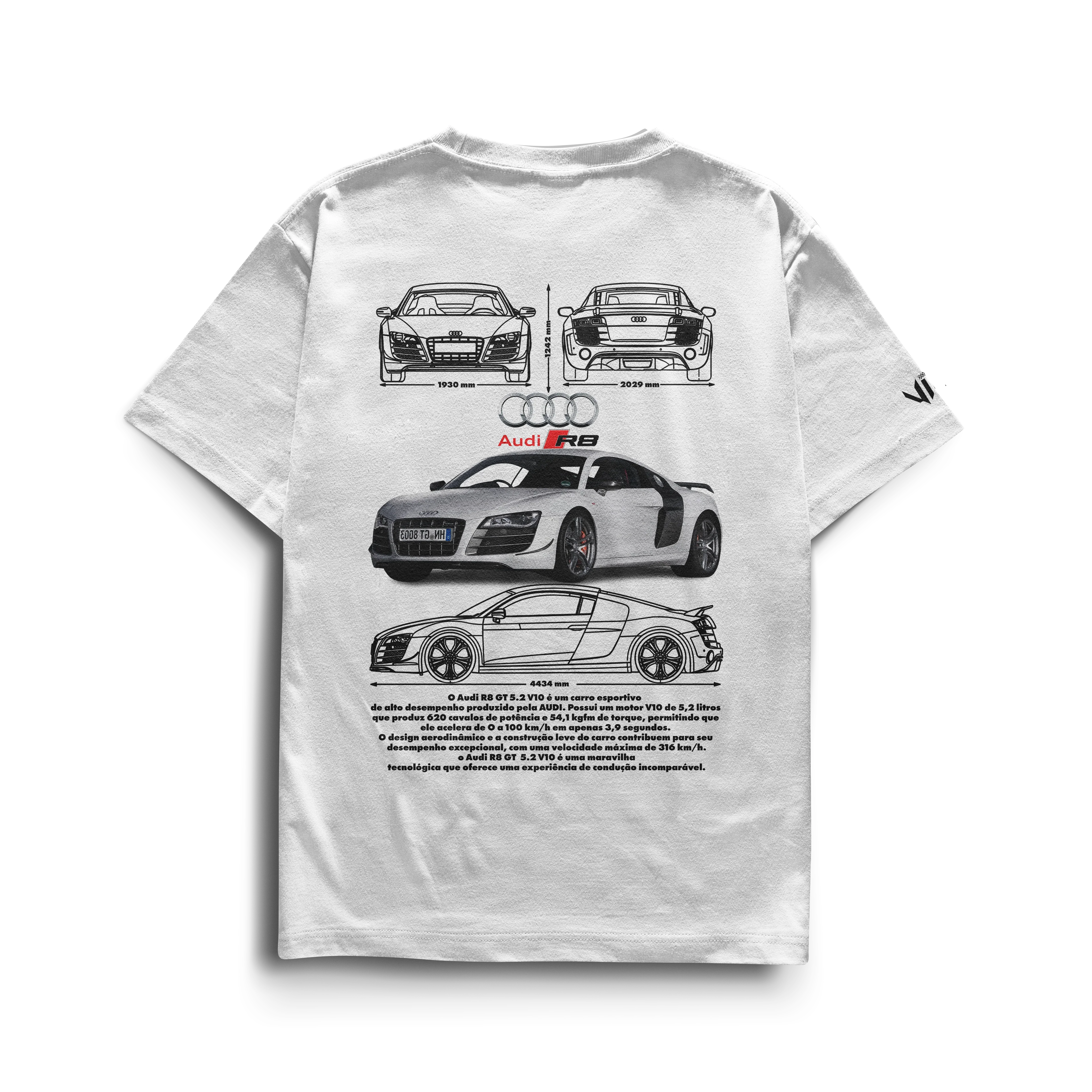Camiseta Audi R8