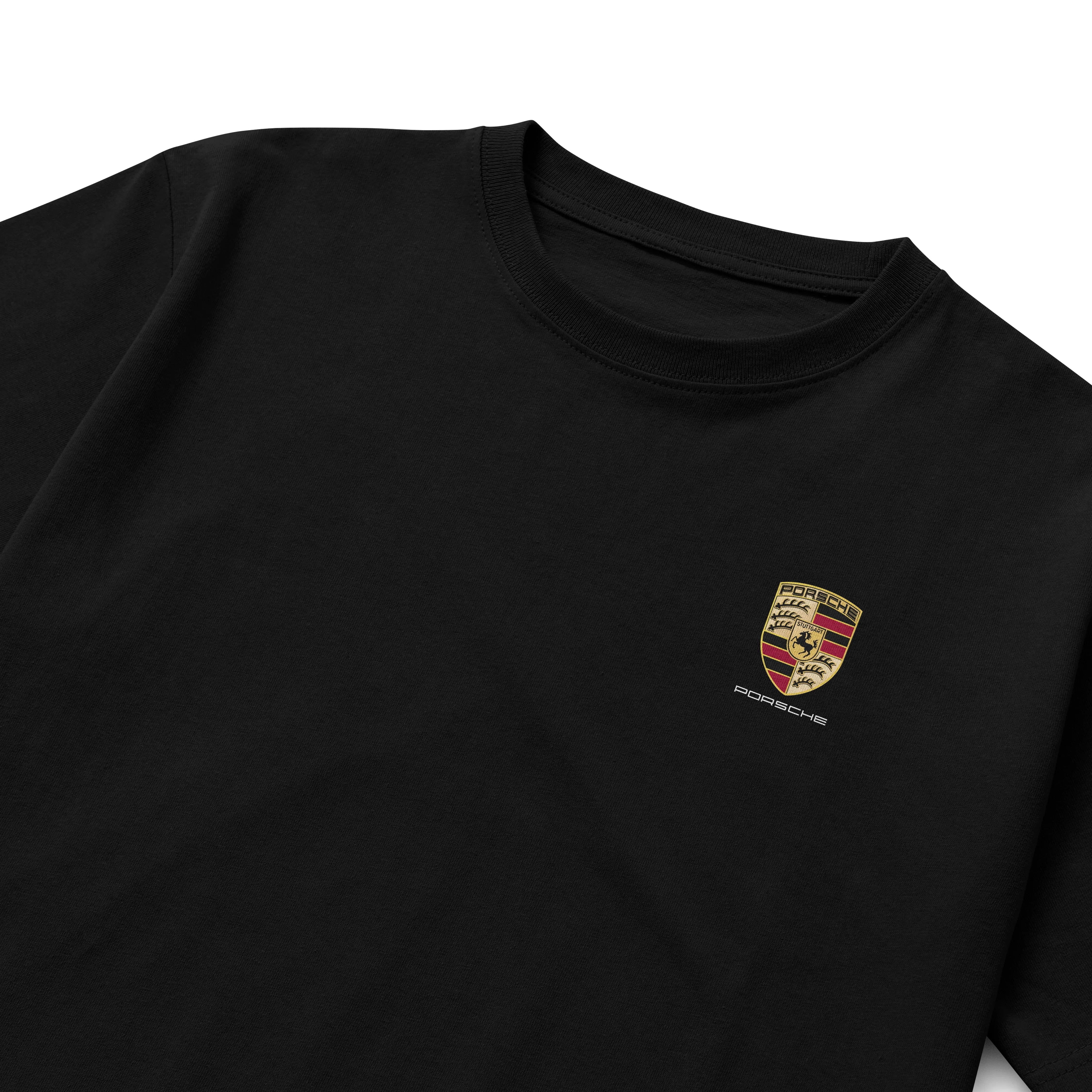 Estampa DTF em alta definição da Camiseta Porsche Club masculina