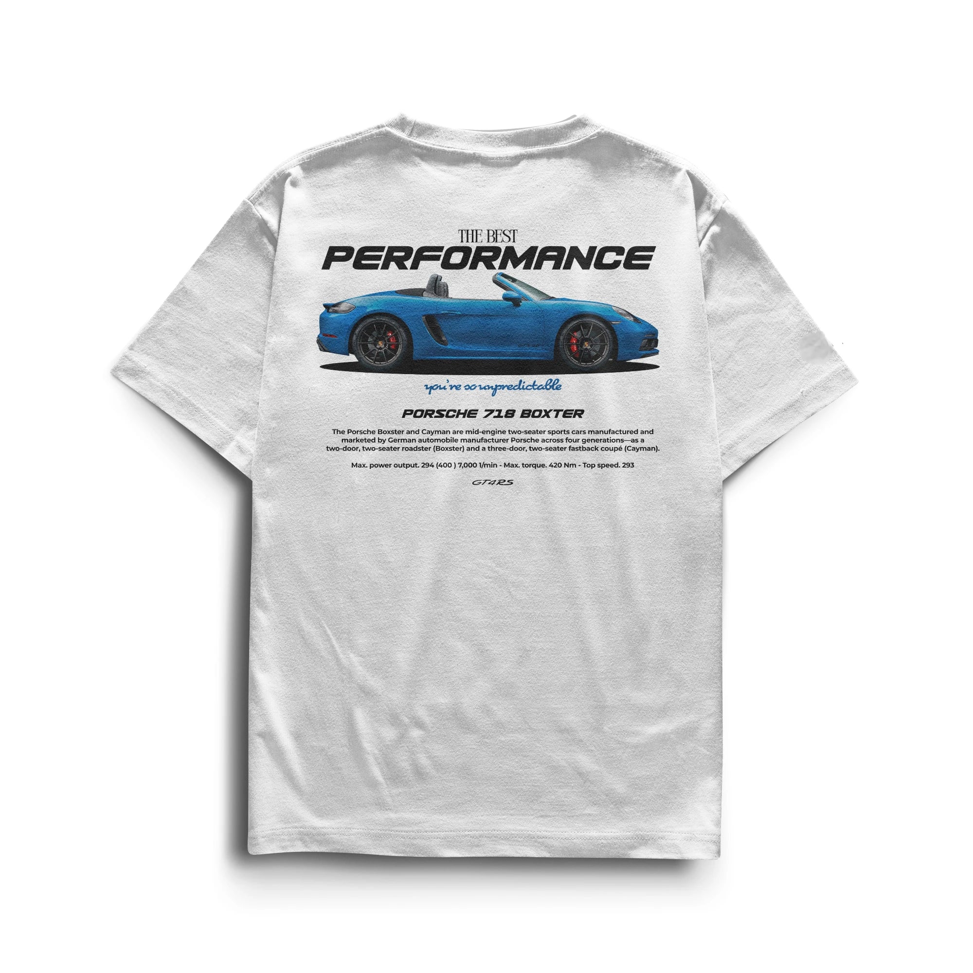 Camiseta Porsche 718 Boxter