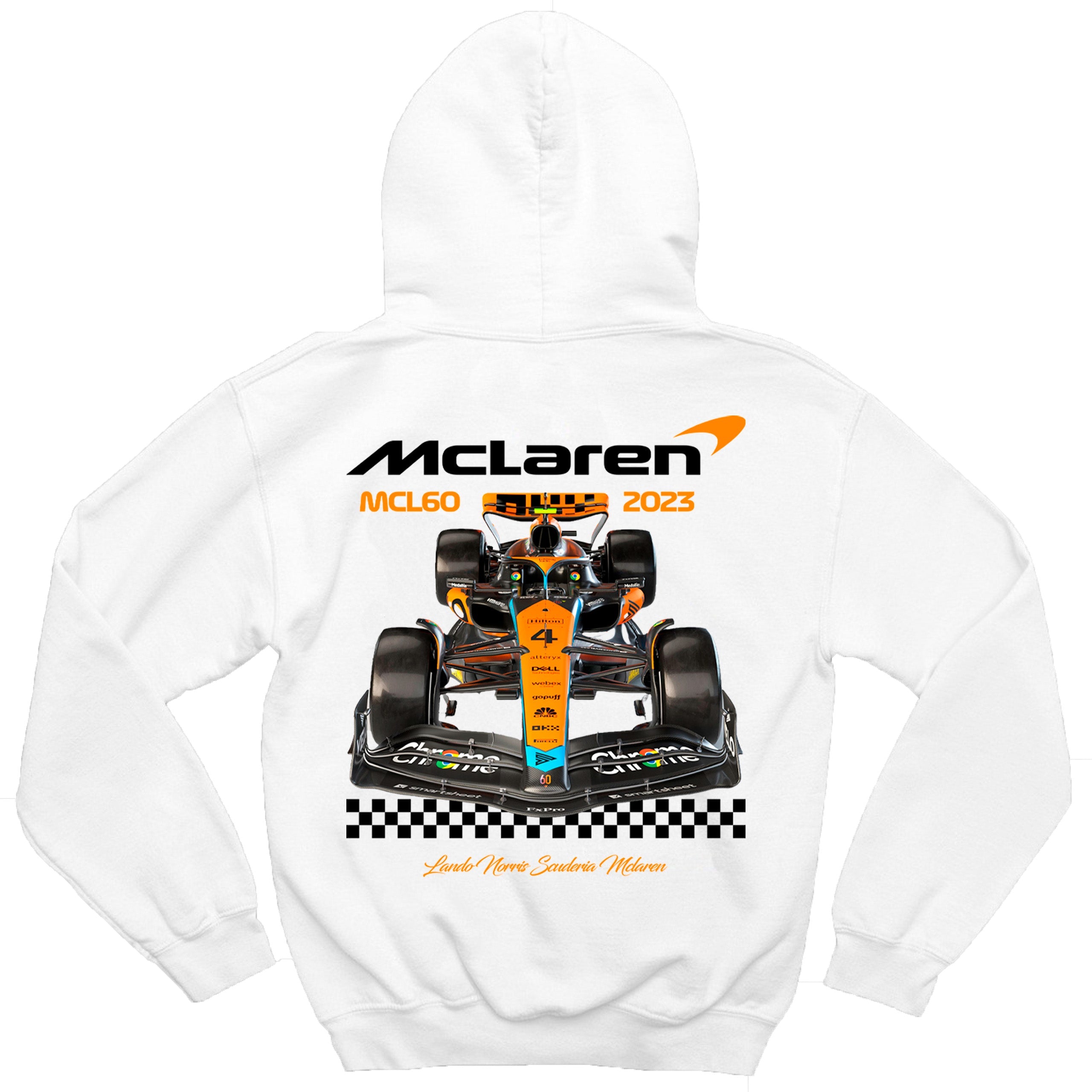 Moletom McLaren MCL60 F1 produzido no Brasil com compromisso sustentável