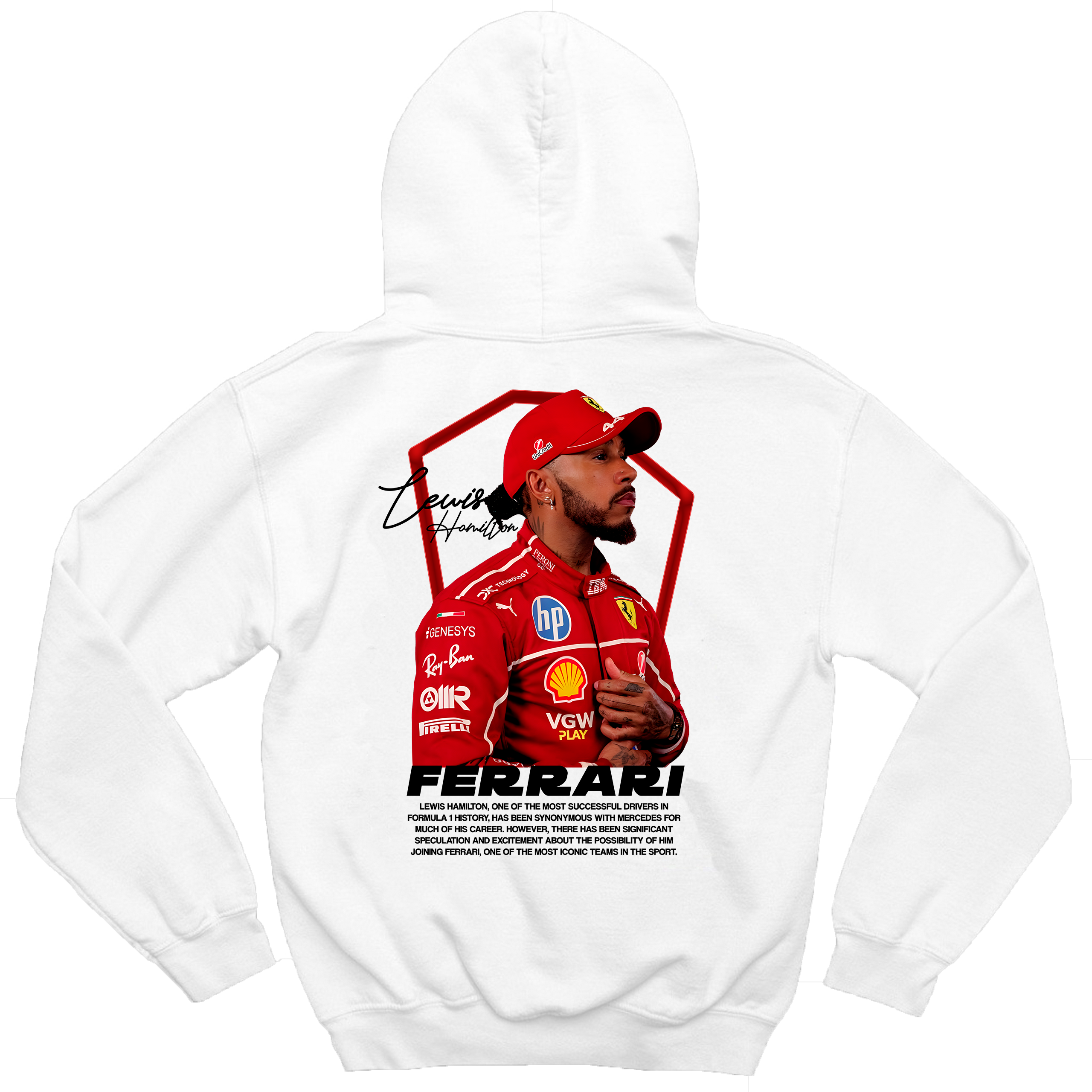 Moletom Lewis Hamilton Ferrari