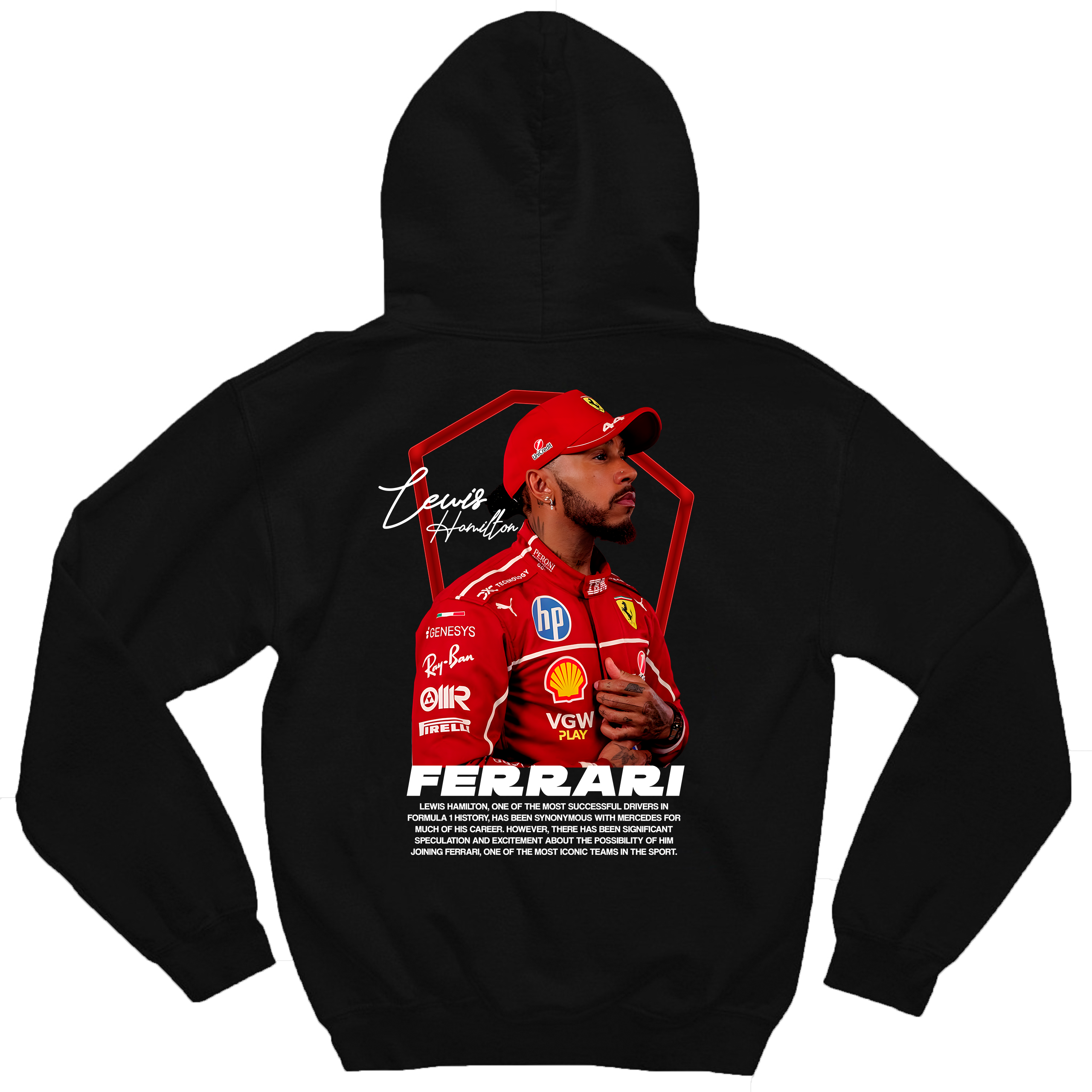 Moletom Lewis Hamilton Ferrari