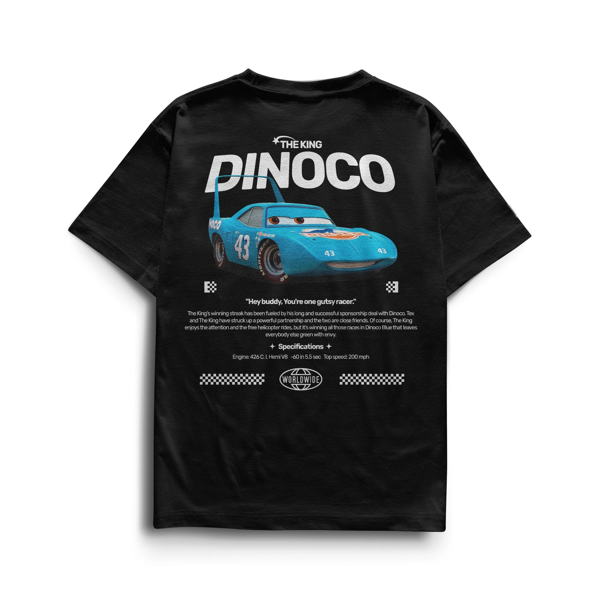 Camiseta Dinoco Cars