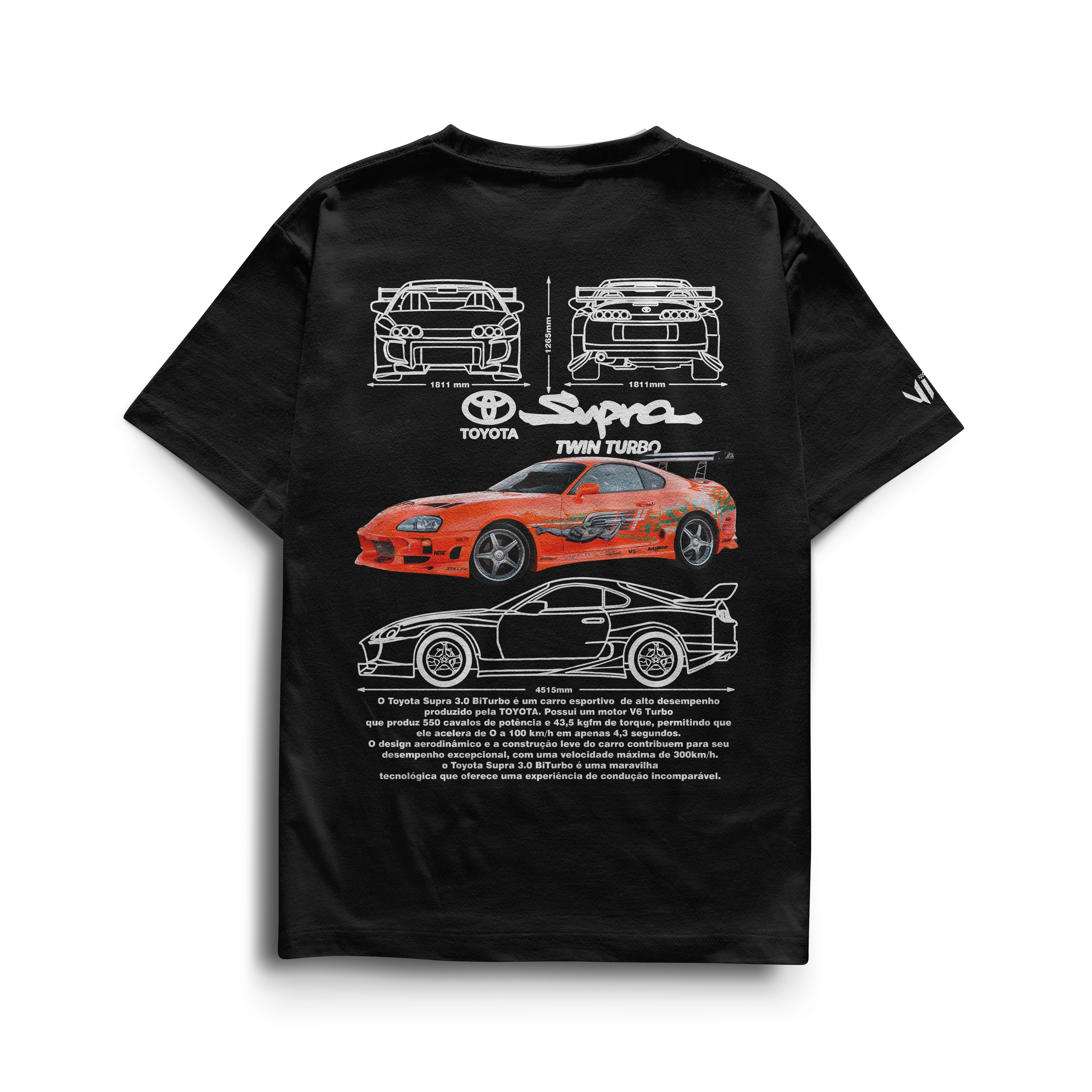Camiseta Supra Twin Turbo