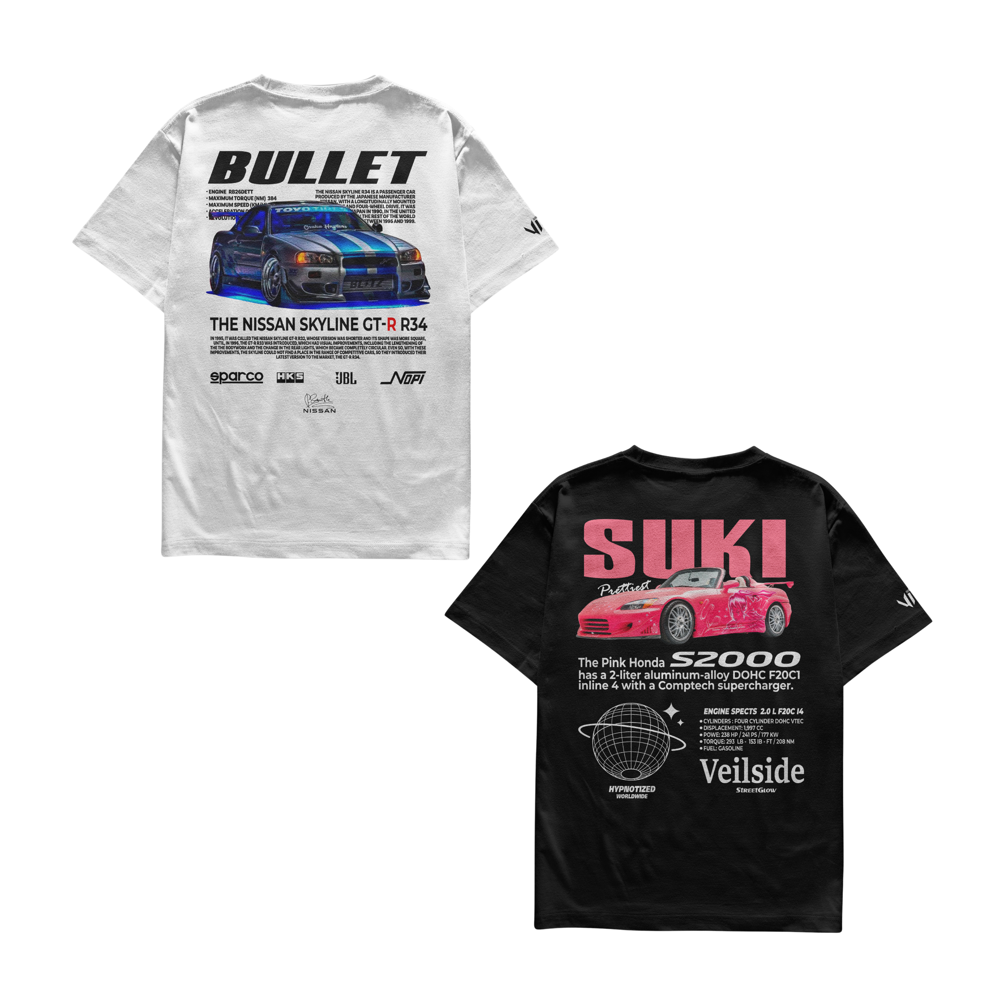 Camiseta Bullet R34 e Suki Casal