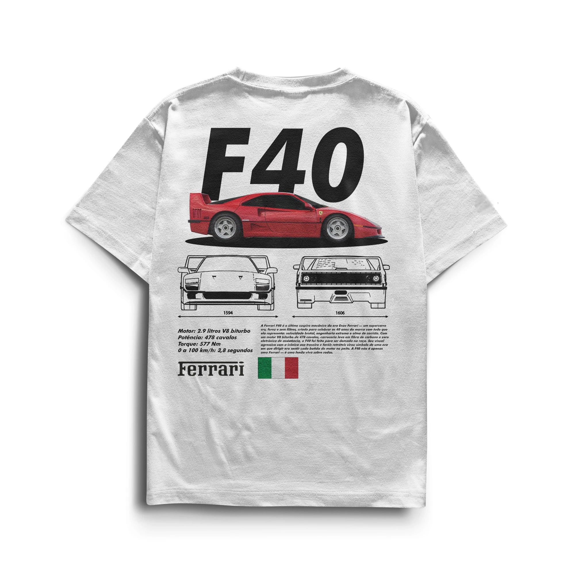 Camiseta Ferrari F40