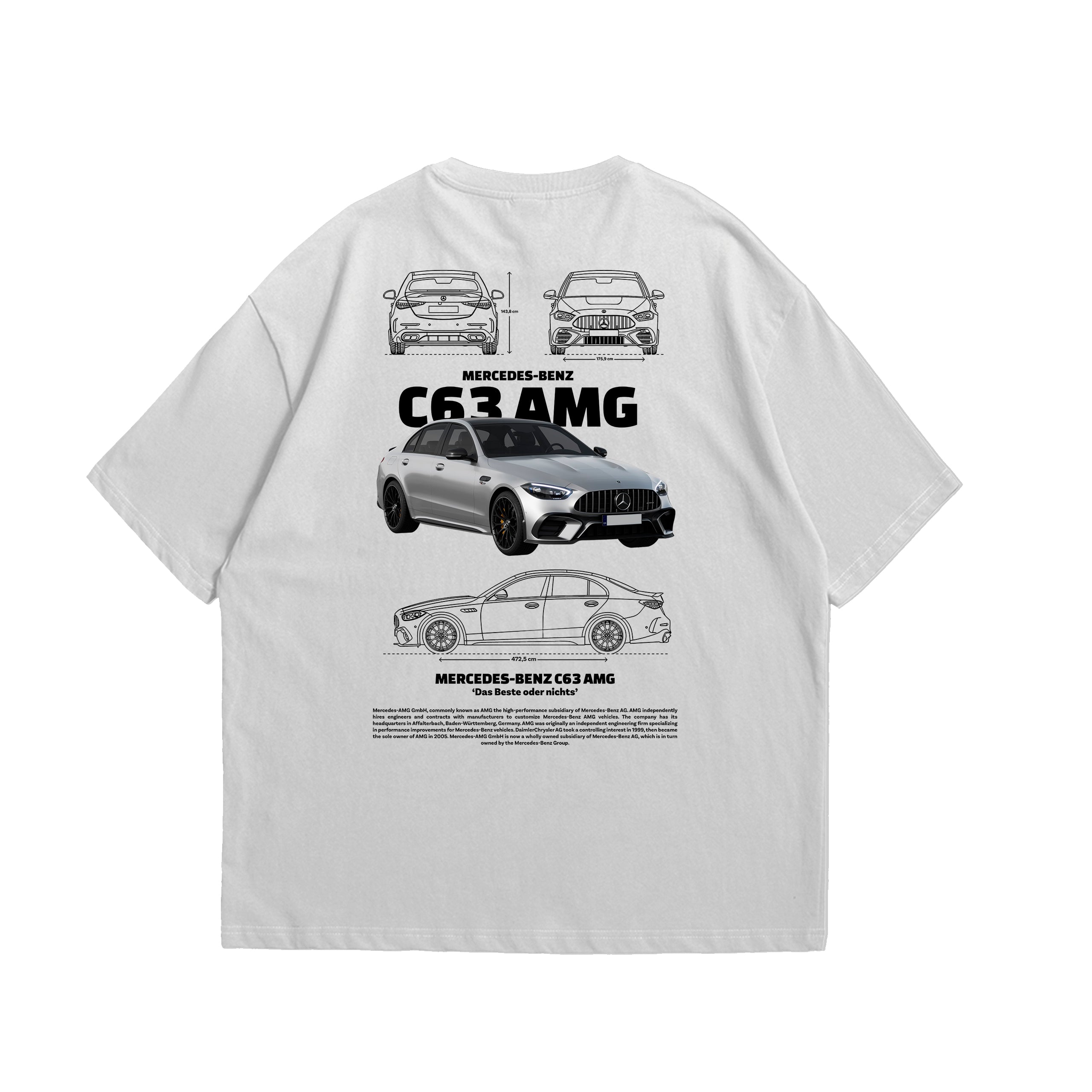 Camiseta Oversized Mercedes C63