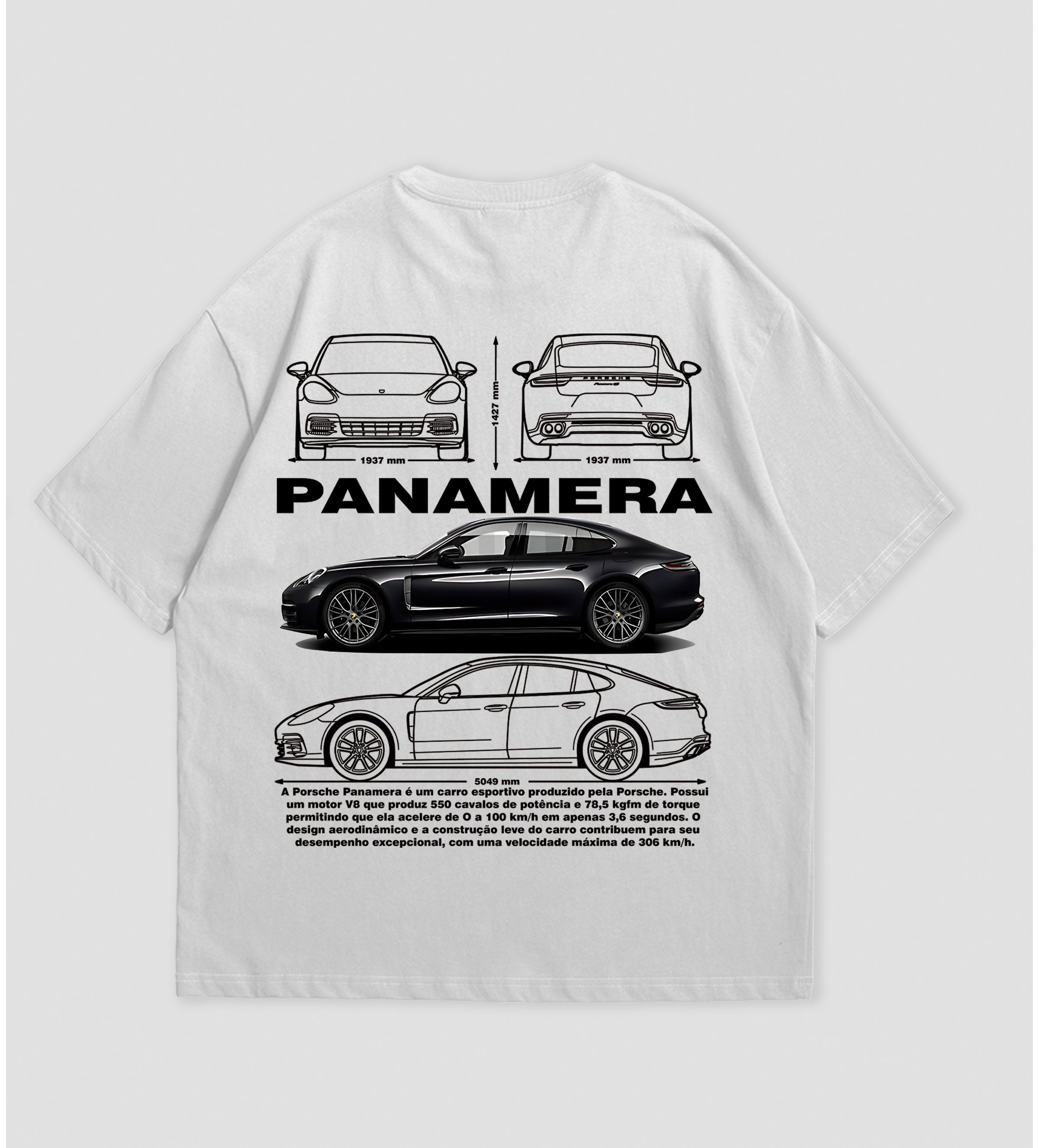 Camiseta Oversized Porsche Panamera
