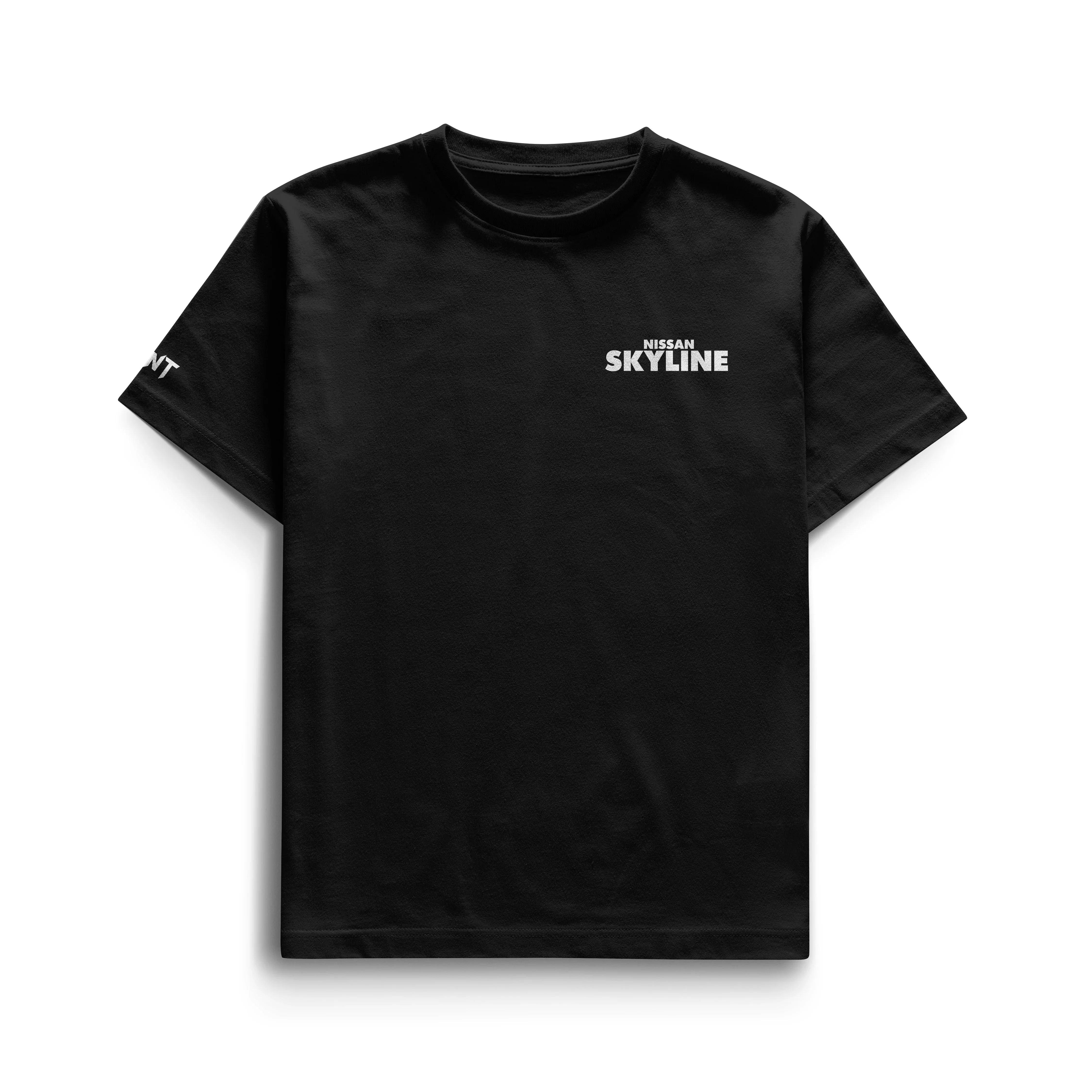 Camiseta Nissan Skyline ajuste confortável em tecido algodão 100% penteado