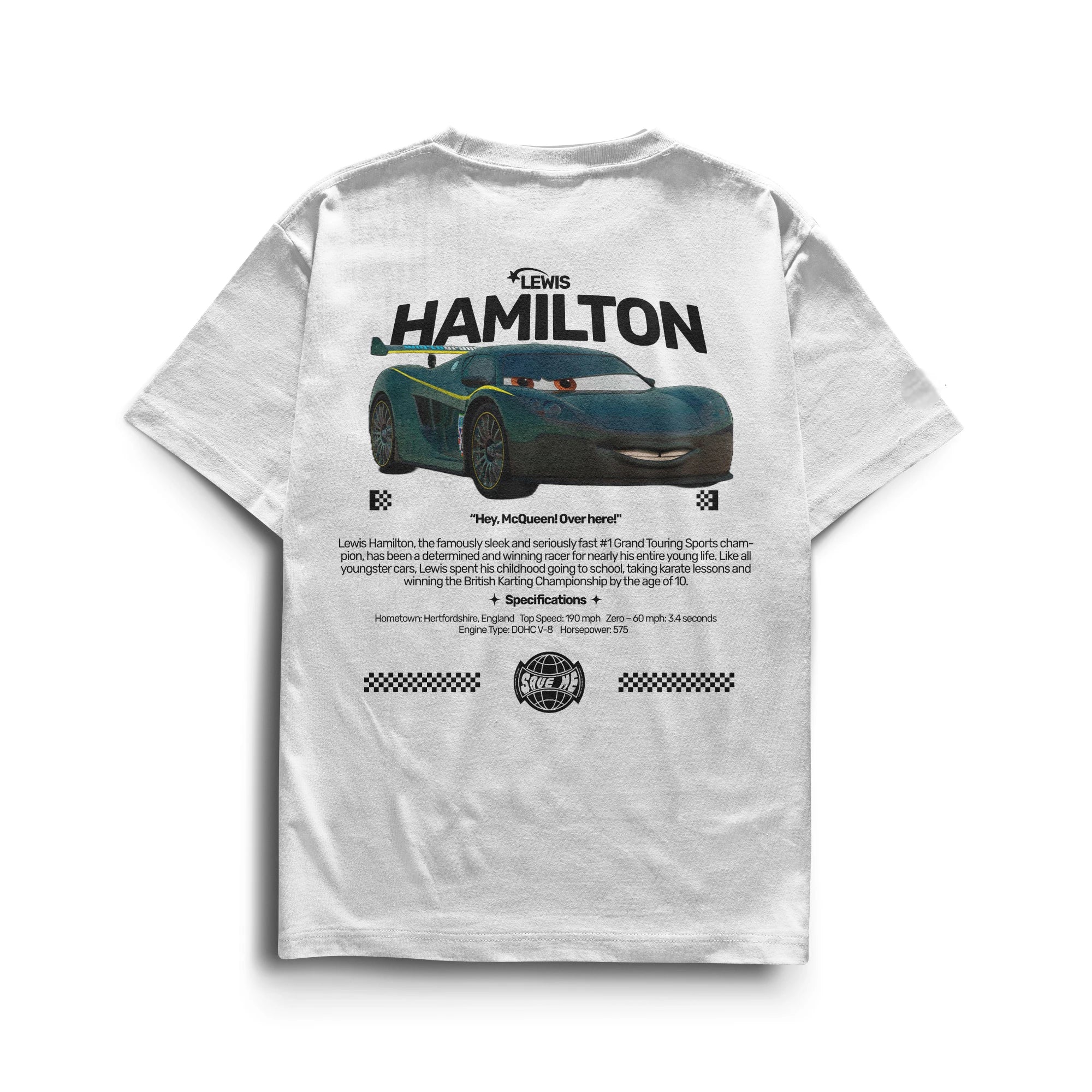 Camiseta Lewis Hamilton Cars