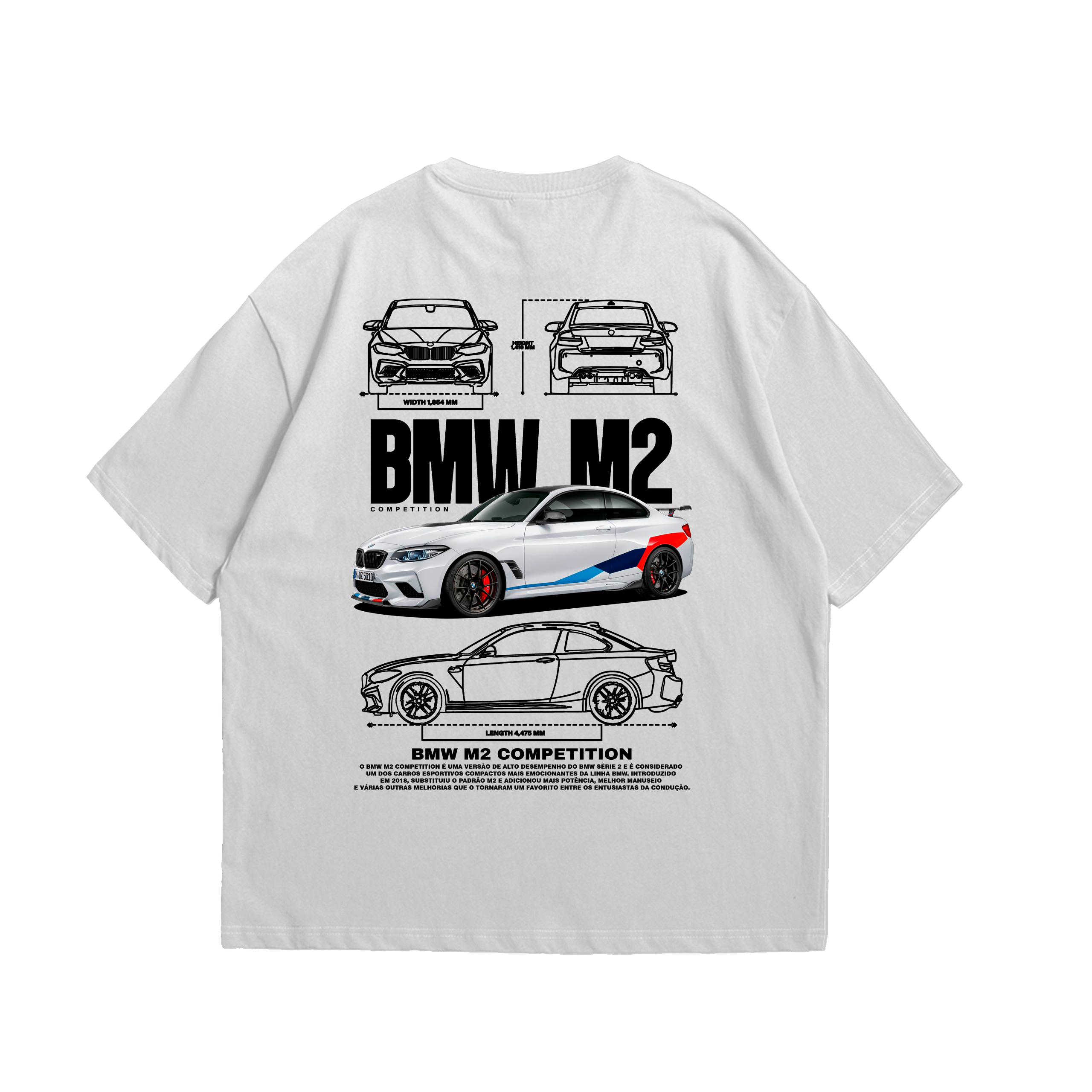 Camiseta Oversized BMW M2